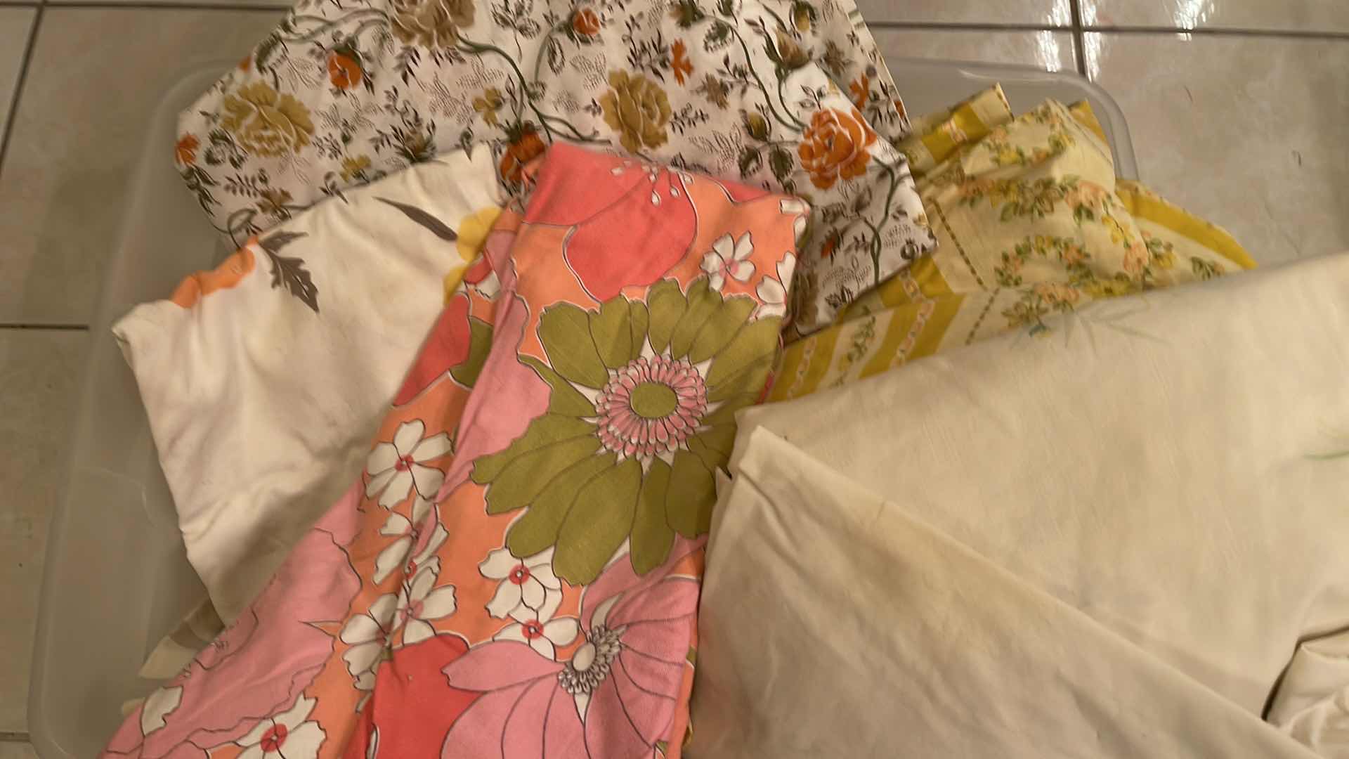 Photo 1 of VINTAGE LINENS AND BEDDING