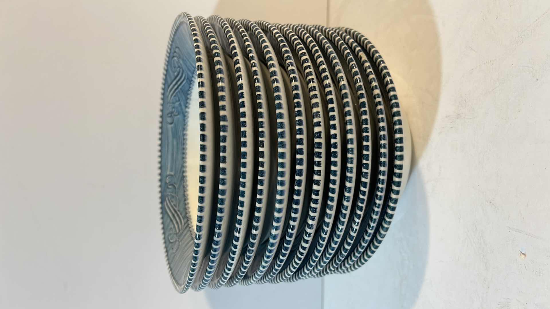 Photo 1 of CURRIER AND IVES BLUE BY ROYAL DESSERT BOWLS SET OF 12 MORE OF THIS SET IN AUCTION