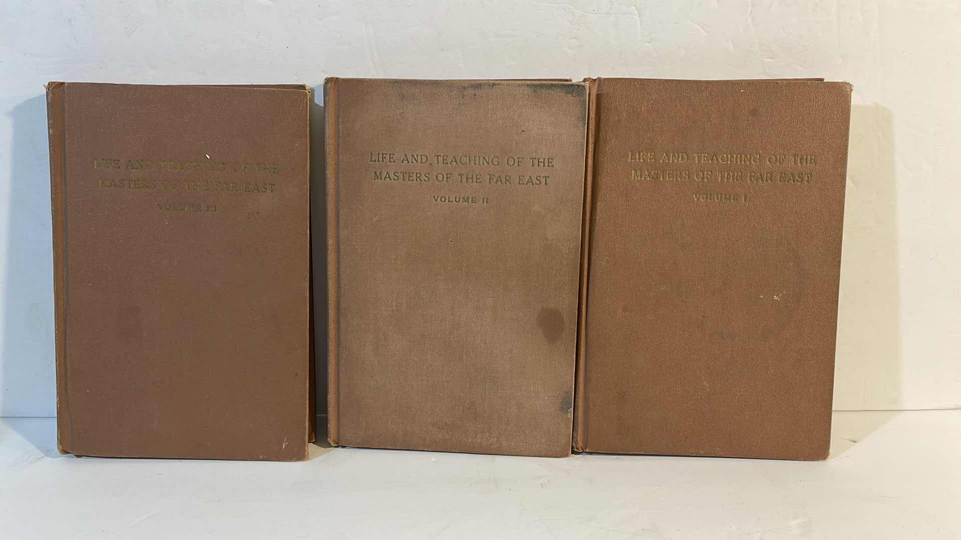 Photo 1 of ANTIQUE BOOKS “LIFE AND TEACHINGS OF THE MASTERS OF THE FAR EAST “ VOLUME 1/2/3