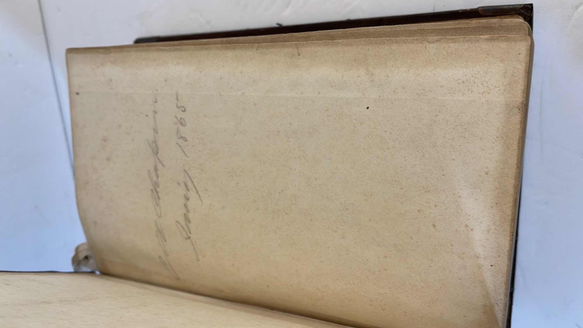 Photo 1 of 1852 ANTIQUE CHARLES COMMENTARY NEW TESTAMENT SIGNED BY CHAPIN IN 1865