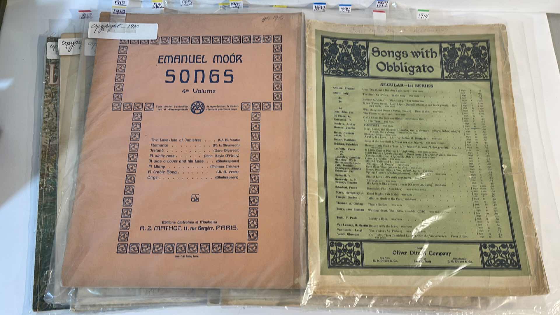 Photo 1 of 20 ANTIQUE SHEET MUSIC