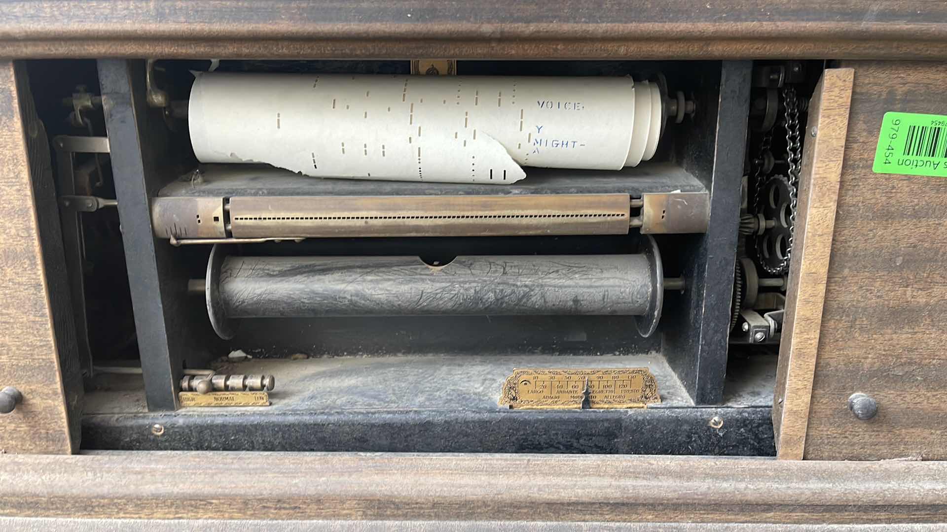 Photo 1 of 1926 ANTIQUE WAYDIG PLAYER PIANO FOR PARTS
