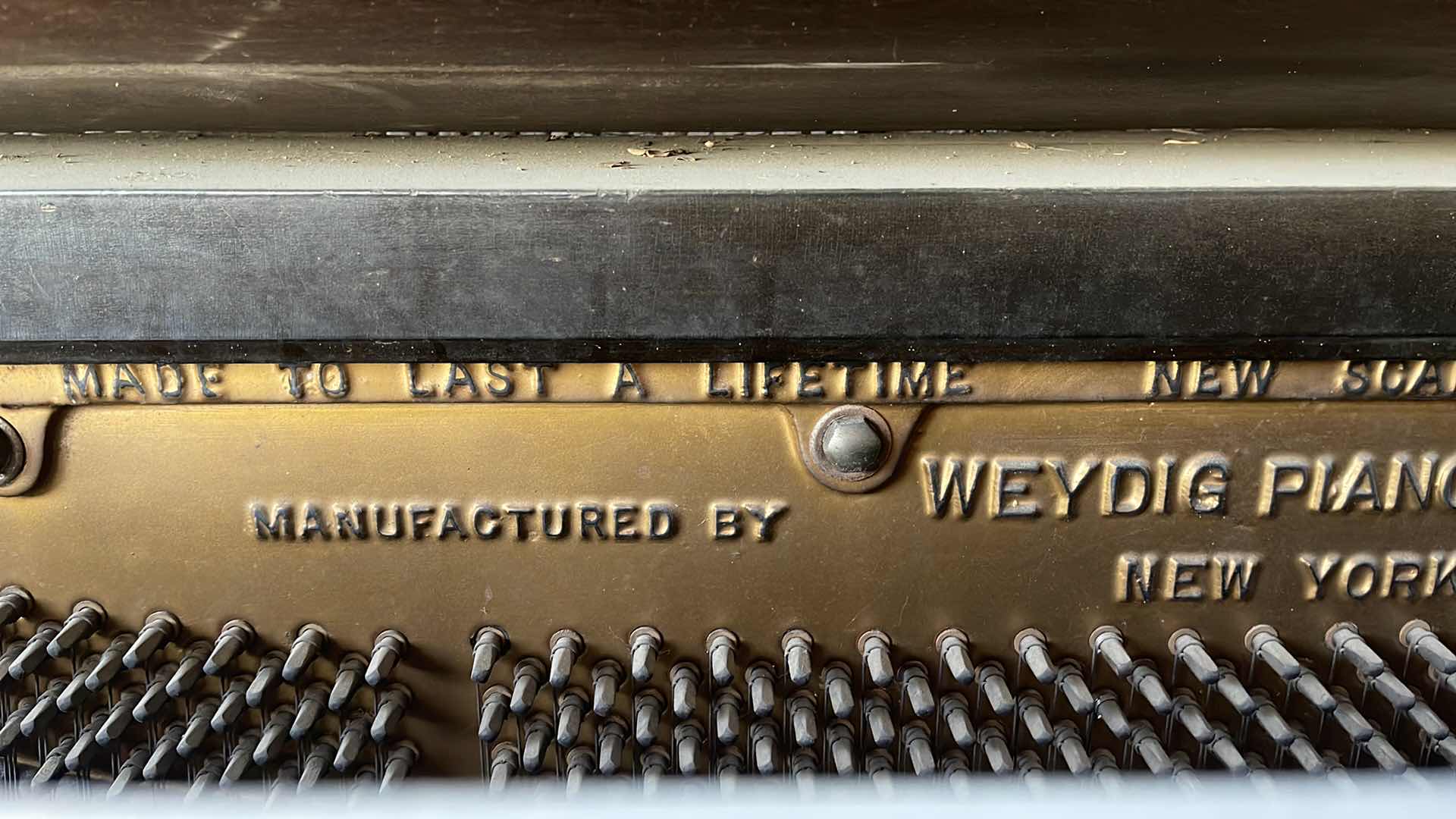 Photo 1 of 1926 ANTIQUE WAYDIG PLAYER PIANO FOR PARTS
