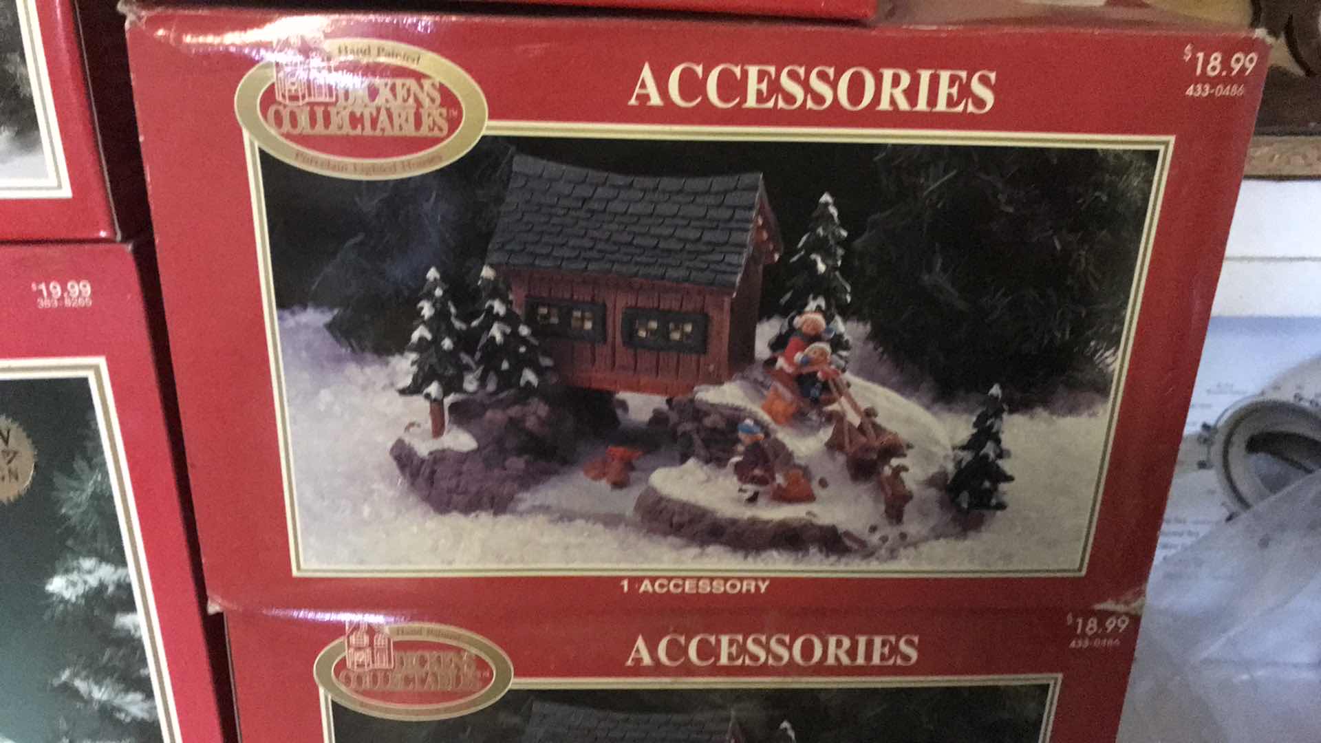 Photo 1 of DICKENS COLLECTABLES PORCELAIN CHRISTMAS VILLAGE ACCESSORIES