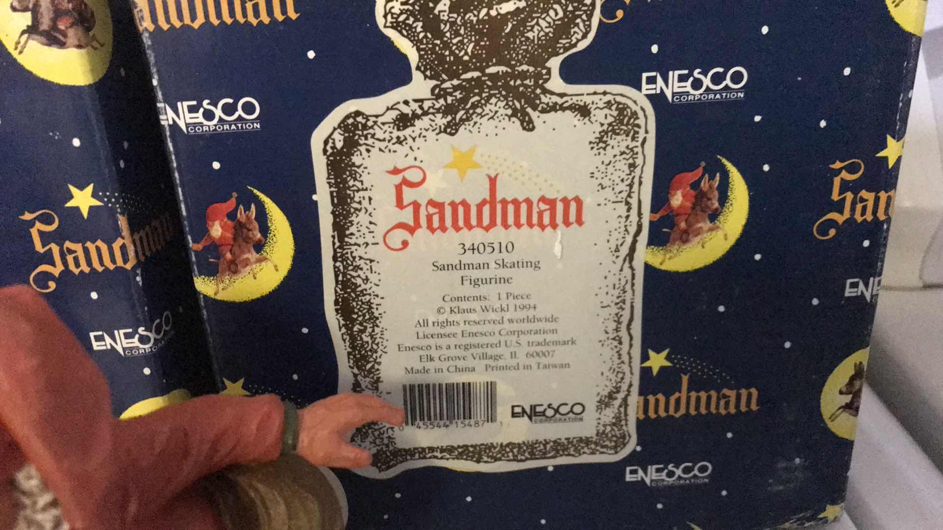 Photo 1 of ENESCO SANDMAN FIGURINES 5” TALL