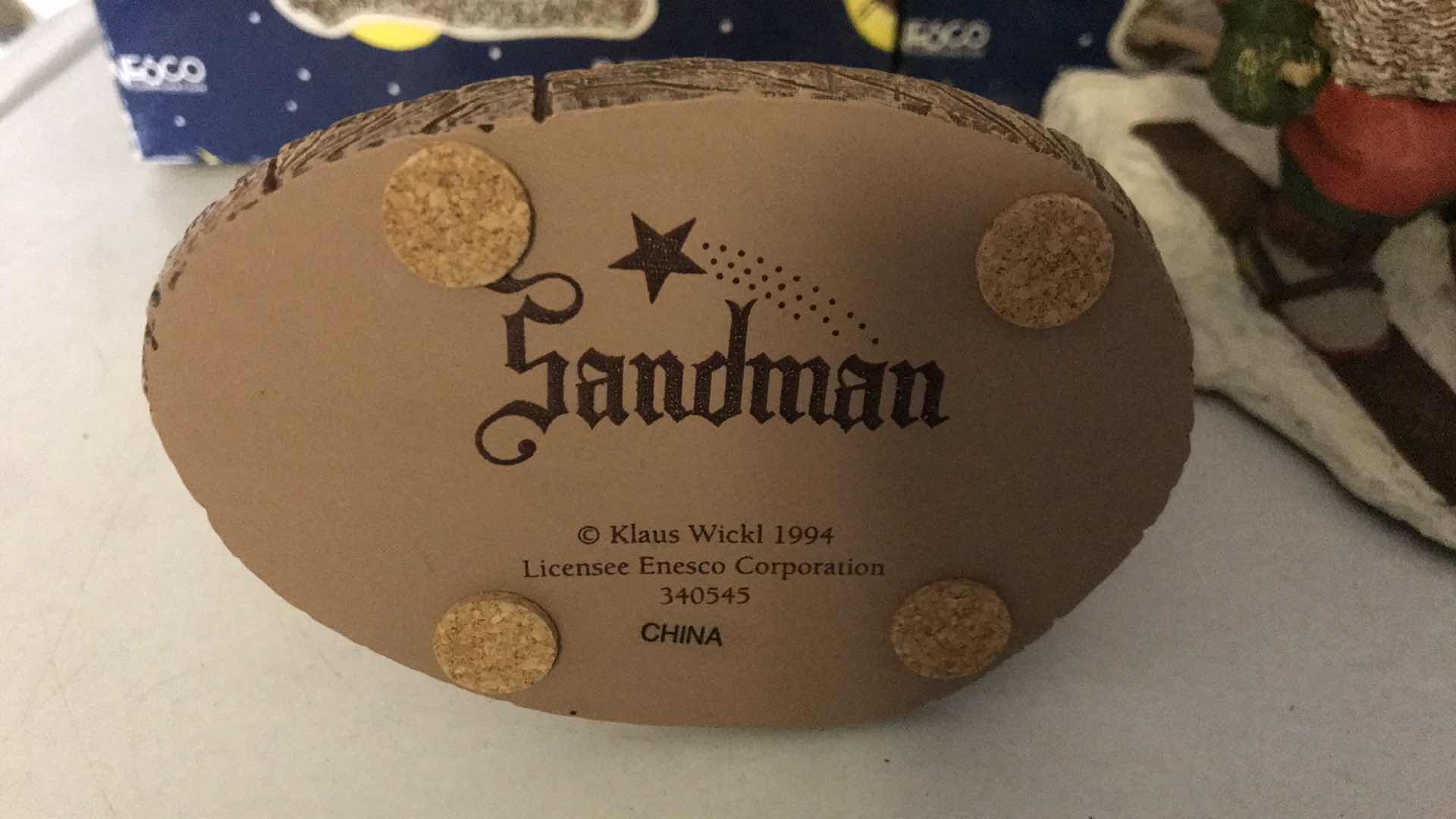 Photo 1 of ENESCO SANDMAN FIGURINES 5” TALL