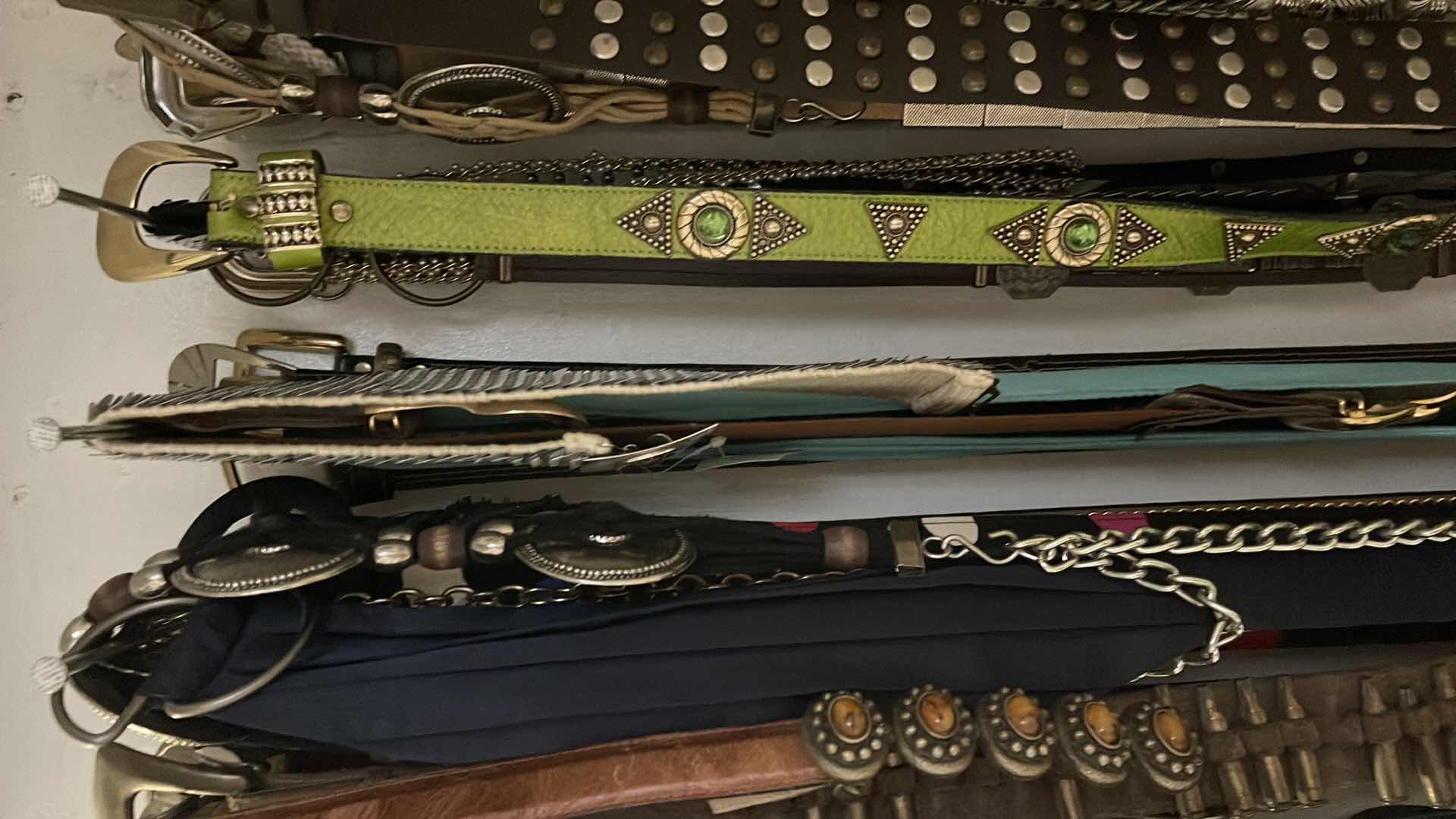 Photo 1 of LARGE COLLECTION OF BELTS