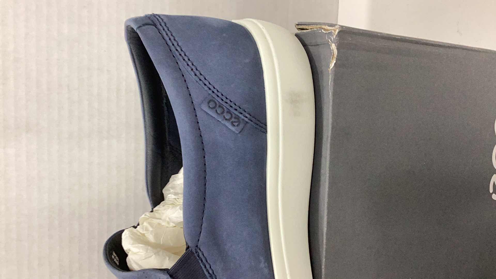 Photo 1 of ECCO MENS BLUE SUEDE SHOES SIZE 11.5