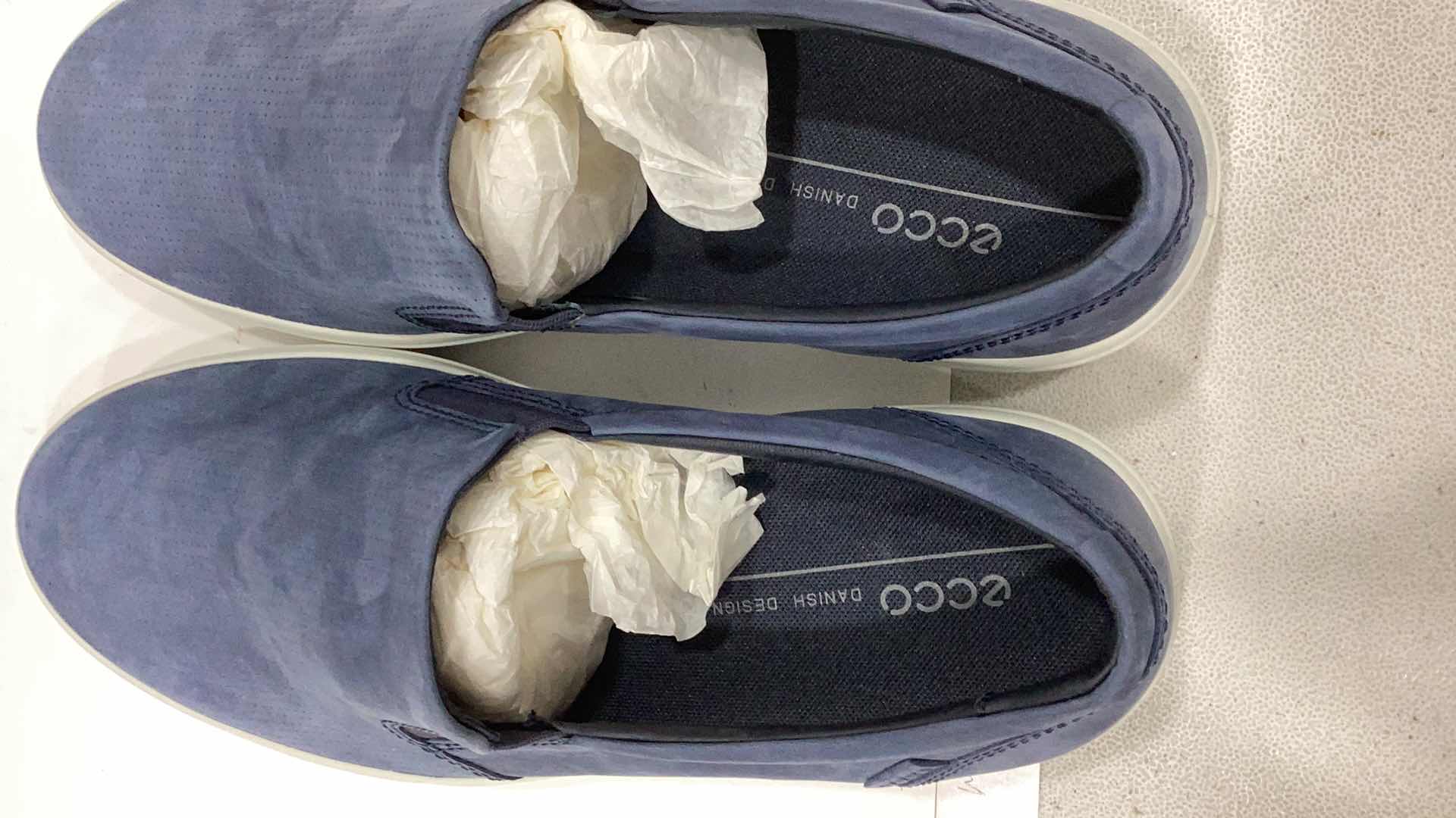 Photo 1 of ECCO MENS BLUE SUEDE SHOES SIZE 11.5