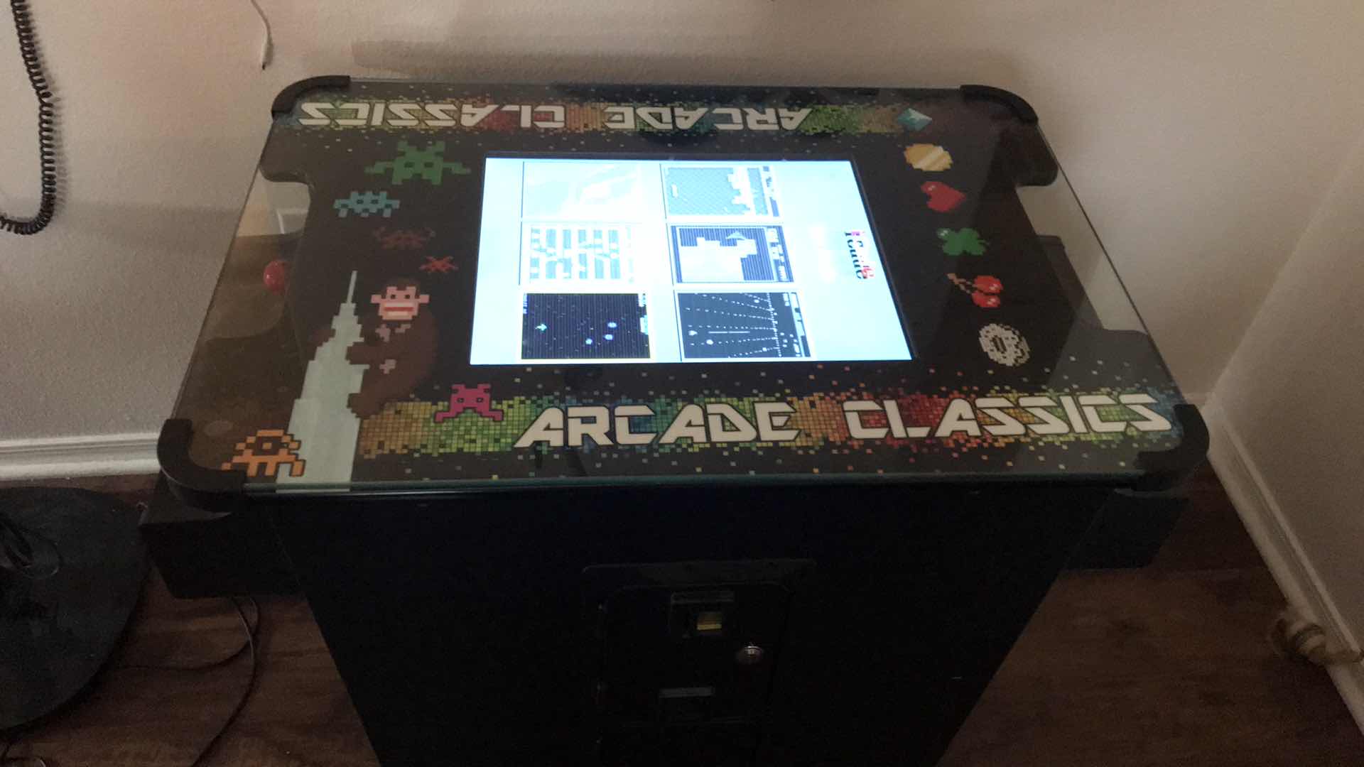 Photo 2 of ARCADE CLASSICS MULTI GAME ARCADE COCKTAIL TABLE 