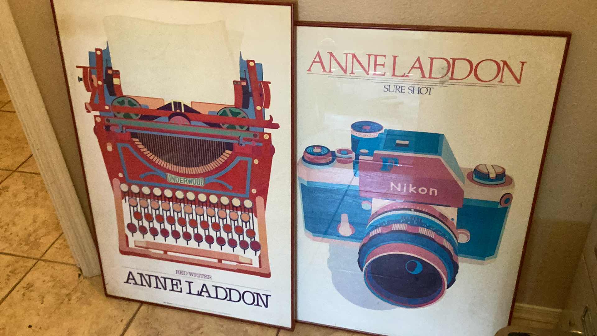 Photo 1 of ANNE LADDON FRAMED  ART PRINTS 24x36