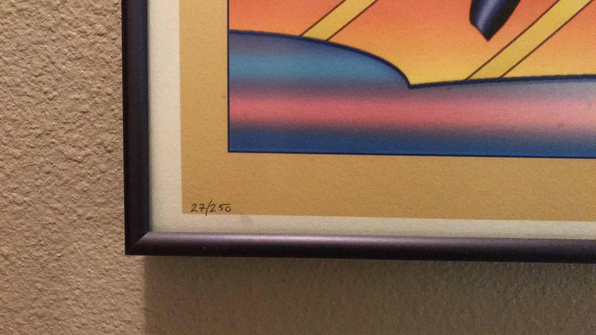 Photo 1 of G. BLUESTONE ASIAN INSPIRED LIMITED EDITION 25/250 SIGNED & FRAMED ART 17”x22”