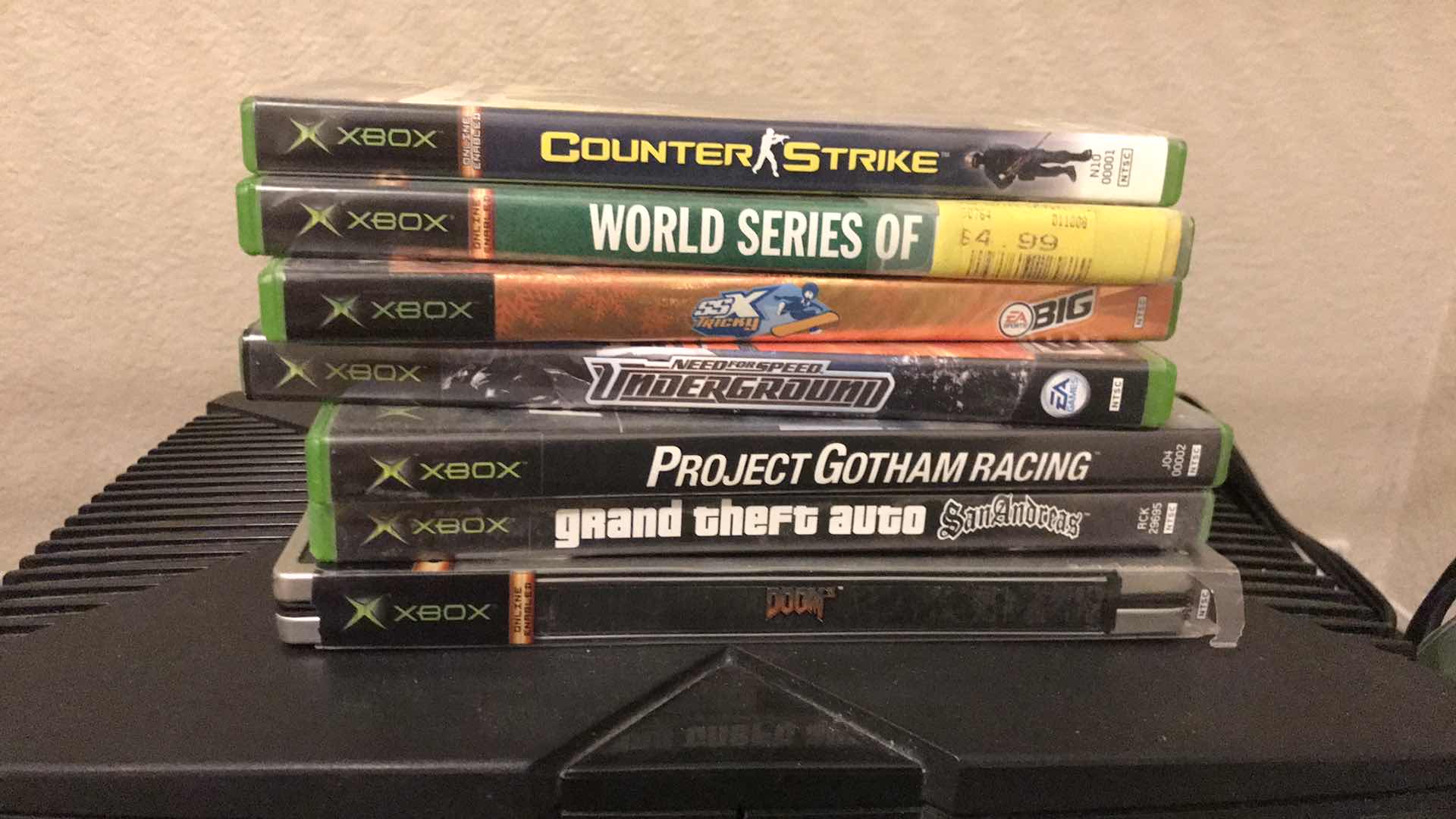 Photo 1 of XBOX WITH GAMES AND CONTROLLER