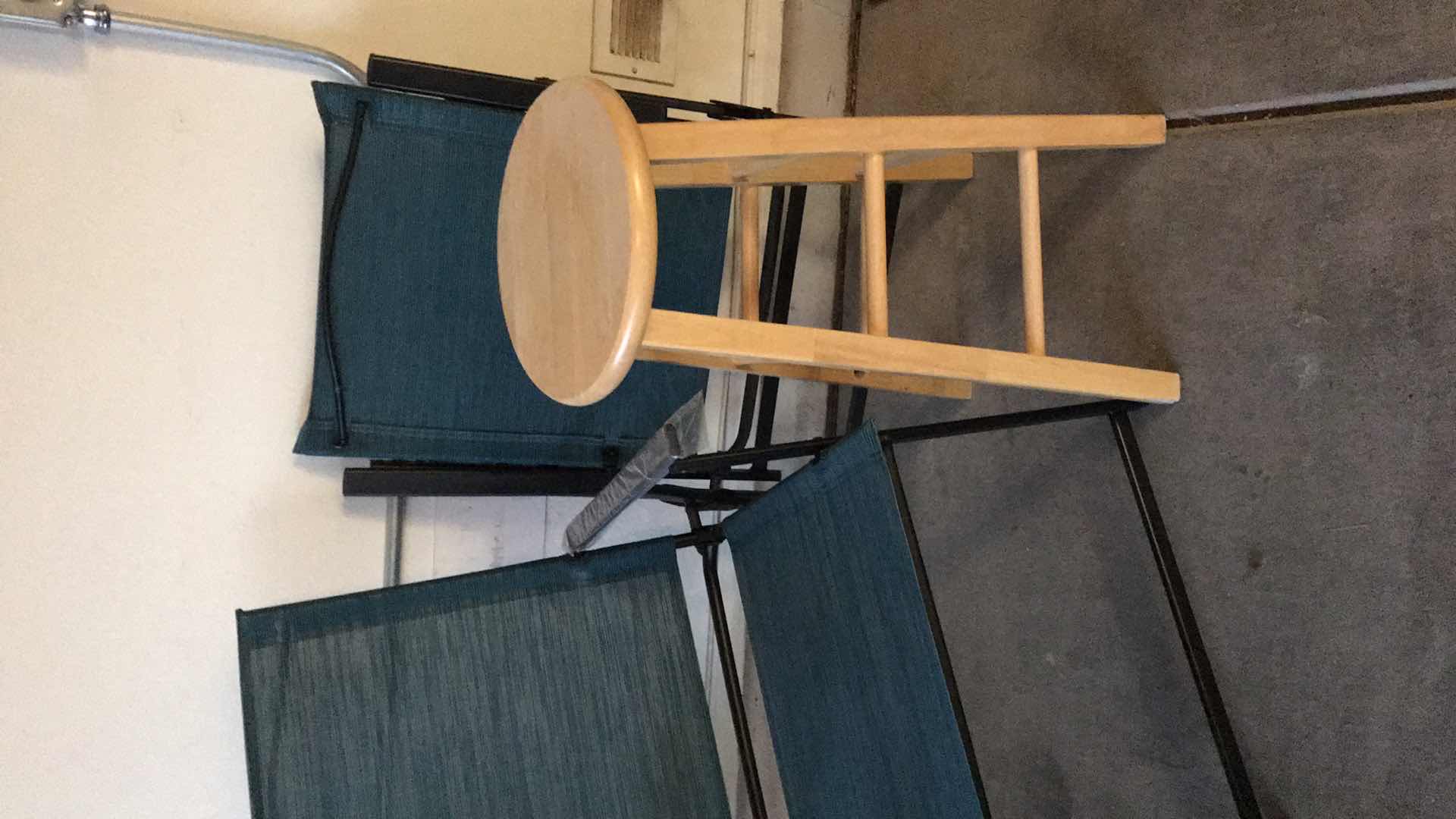 Photo 1 of LAWN CHAIRS & STOOL