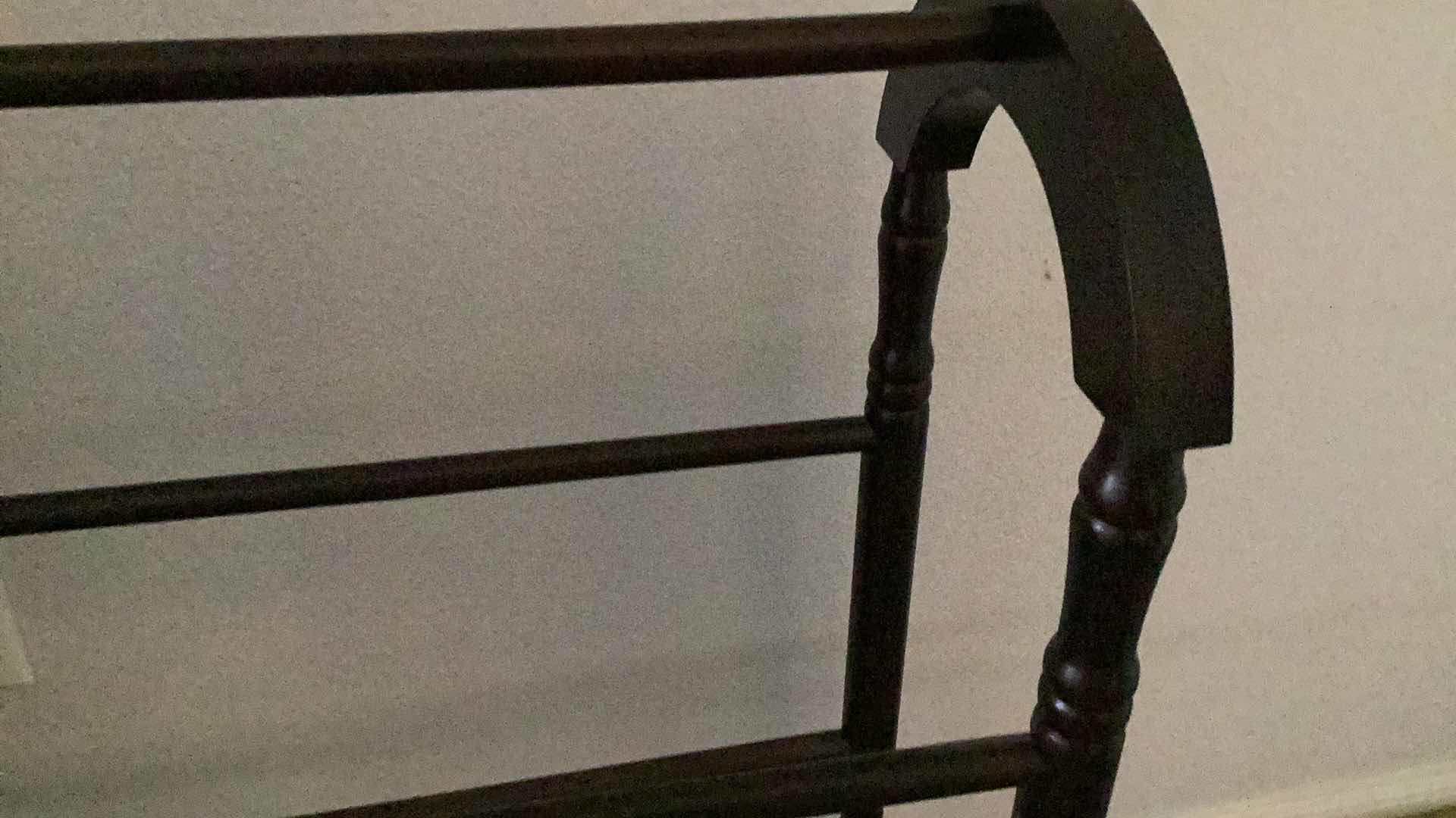 Photo 1 of WOOD BLANKET RACK