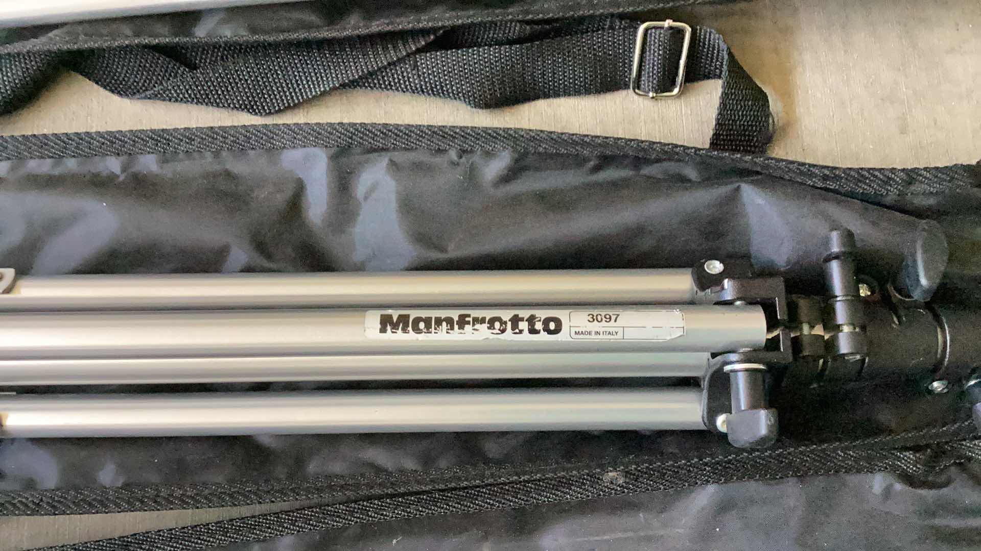 Photo 1 of 3 MANFROTTO ALUMINUM TRIPODS WITH CASES