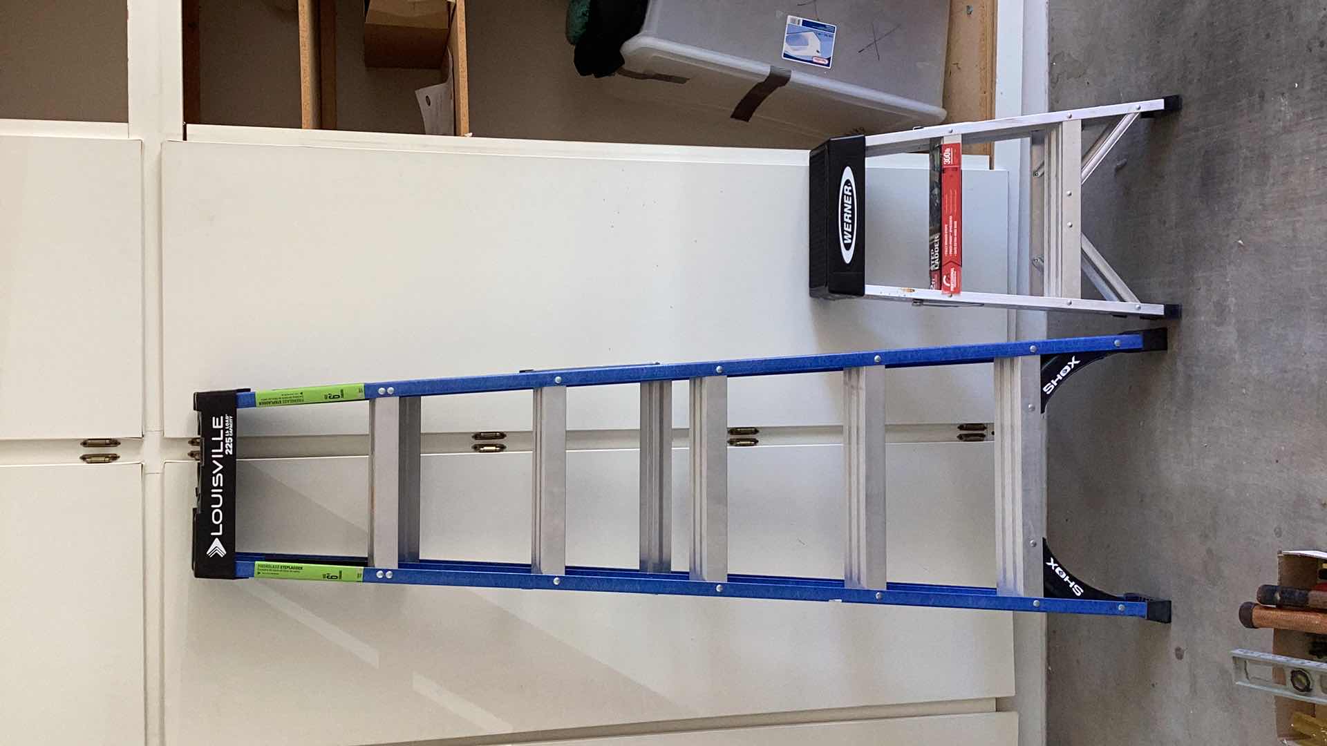 Photo 1 of LOUISVILLE FIBERGLASS LADDER & SMALL STEP LADDER