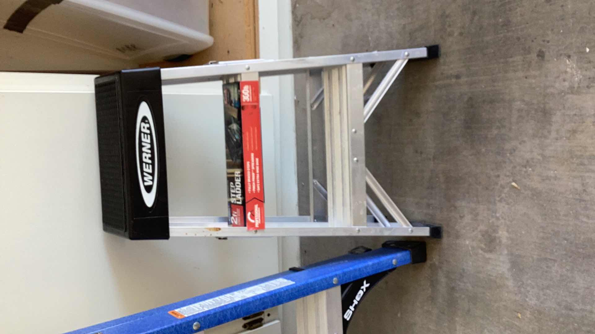 Photo 1 of LOUISVILLE FIBERGLASS LADDER & SMALL STEP LADDER