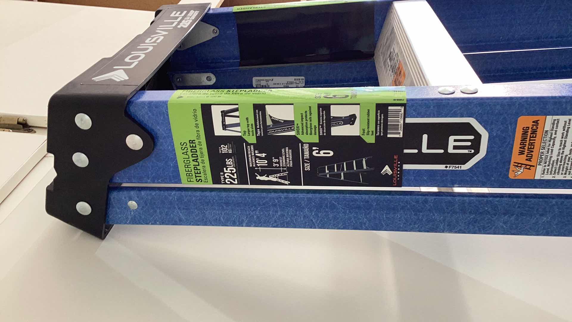 Photo 1 of LOUISVILLE FIBERGLASS LADDER & SMALL STEP LADDER