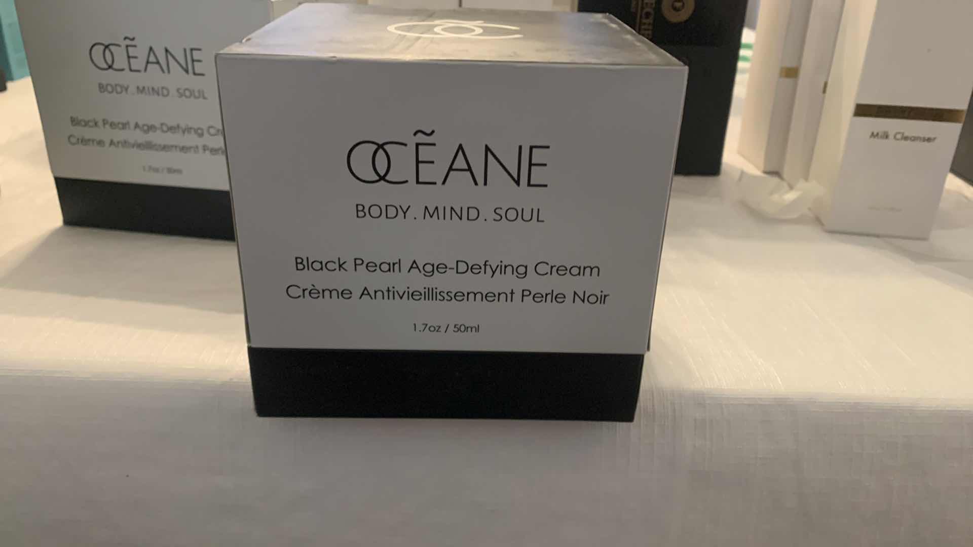 Photo 1 of OCEANE BODY MIND SOUL BLACK PEARL AGE DEFYING CREAM