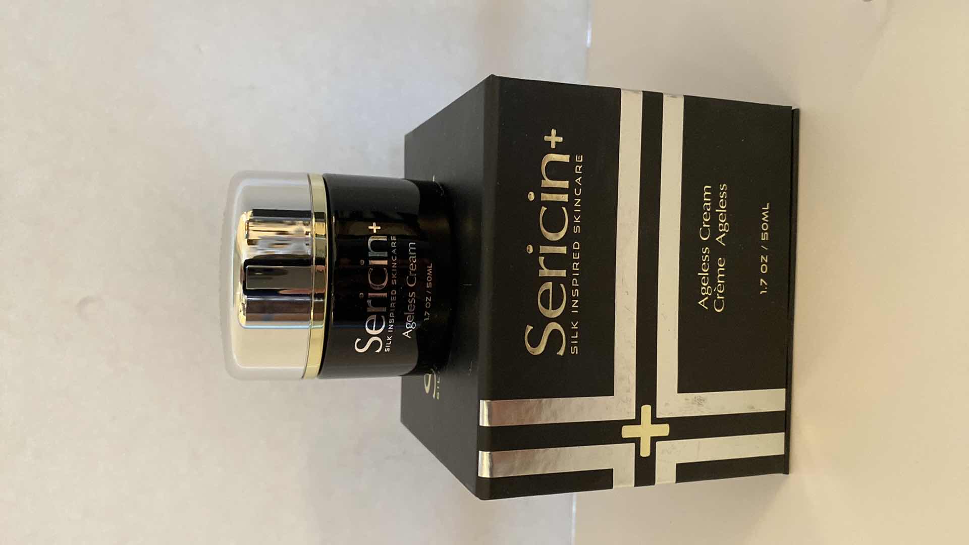 Photo 1 of SERICIN + SILK INSPIRED SKINCARE AGELESS CREAM$125 REDUCE WRINKLE 1.7 oz 
