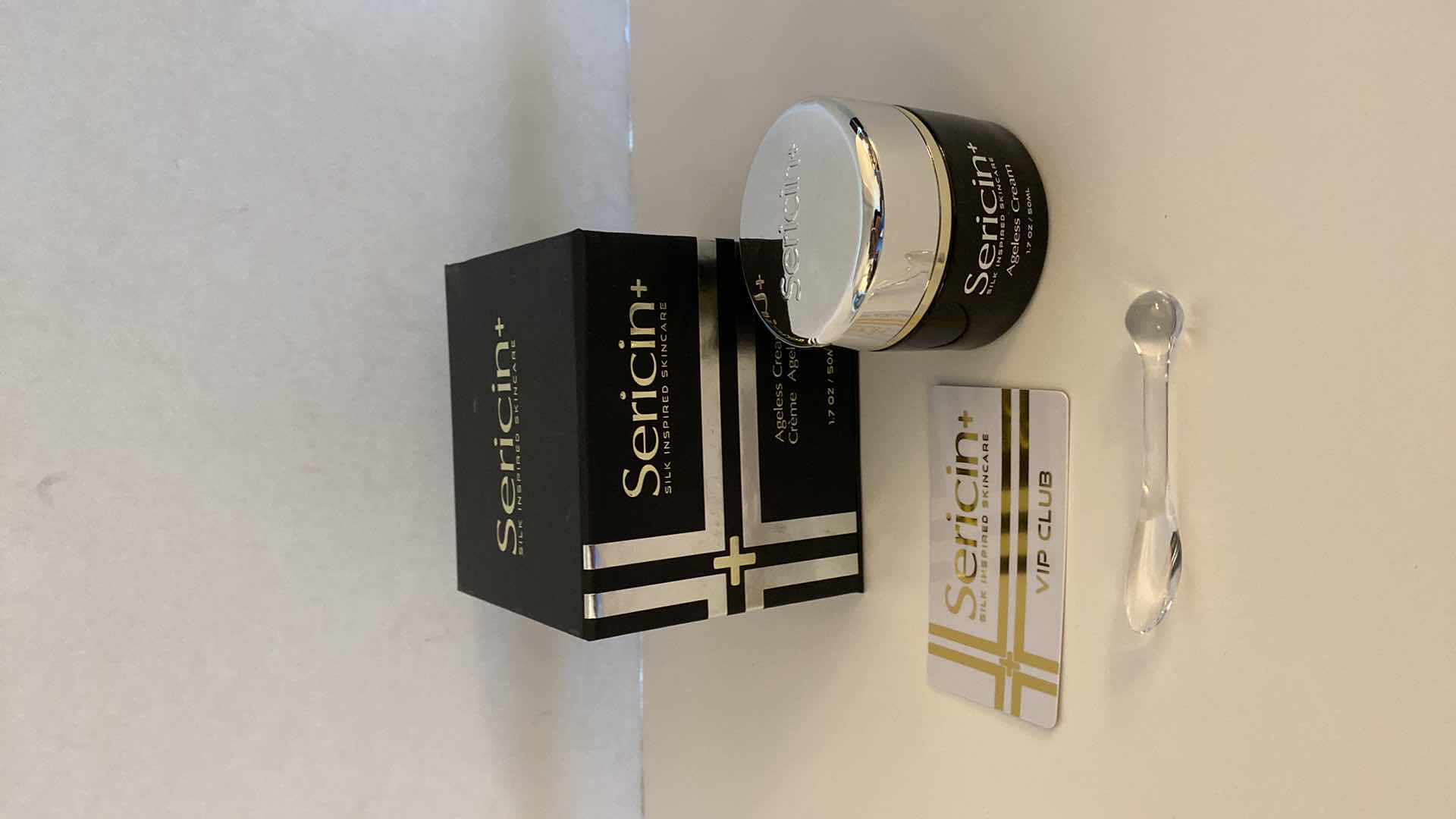 Photo 1 of SERICIN + SILK INSPIRED SKINCARE AGELESS CREAM$125 REDUCE WRINKLE 1.7 oz 