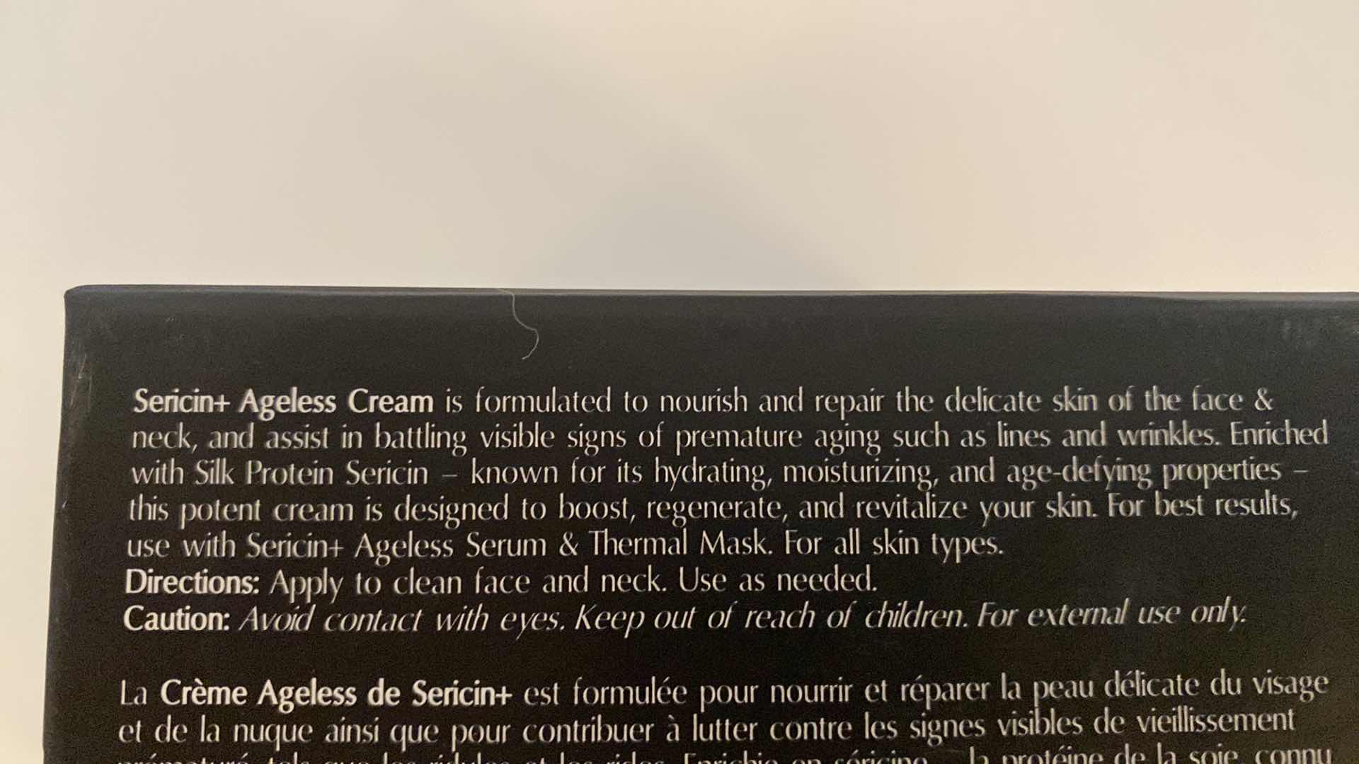 Photo 1 of SERICIN + SILK INSPIRED SKINCARE AGELESS CREAM$125 REDUCE WRINKLE 1.7 oz 