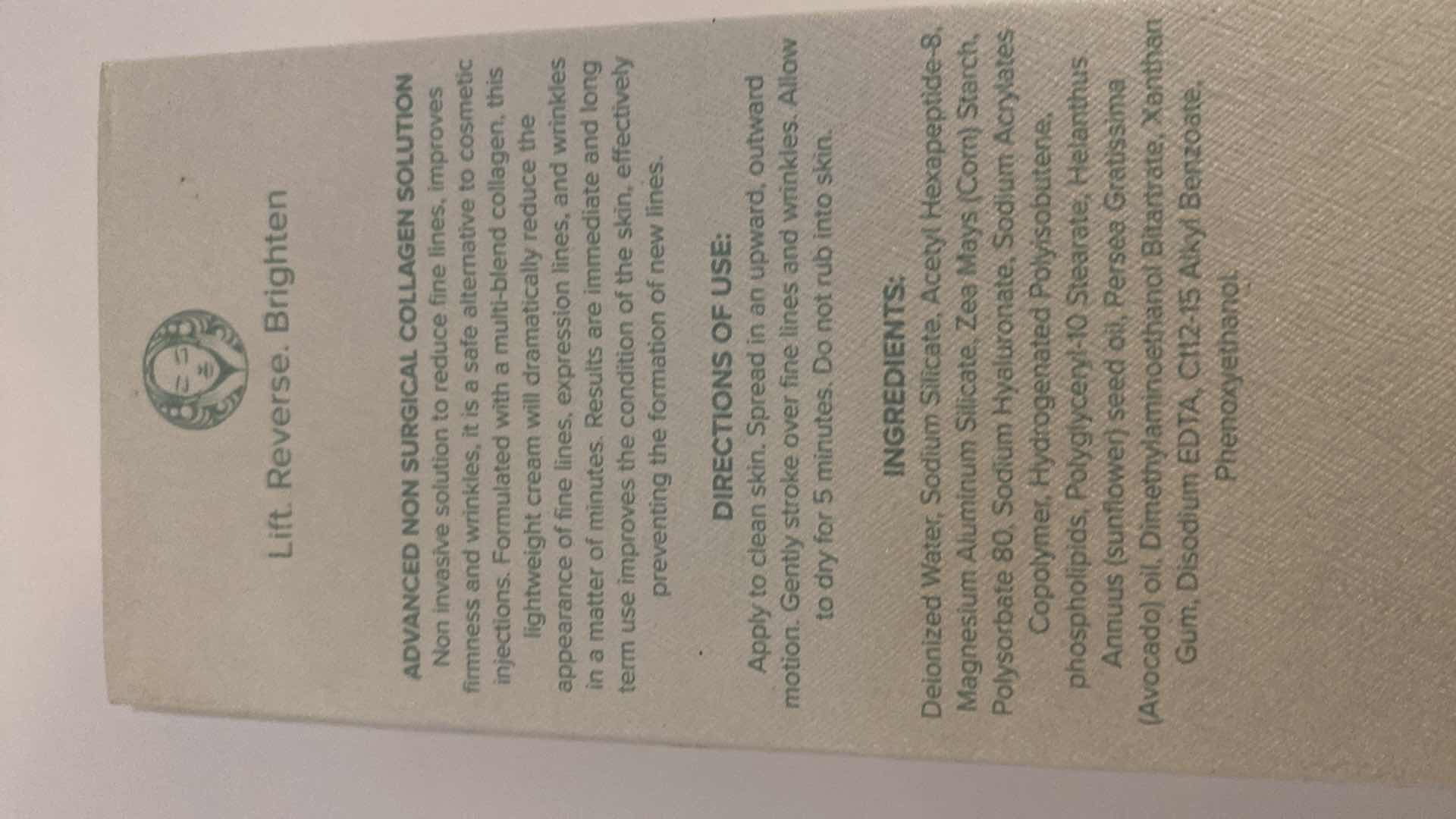 Photo 1 of DERMALACTIVES ADVANCED NON SURGICAL COLLAGEN SOLUTION SYRINGE $750