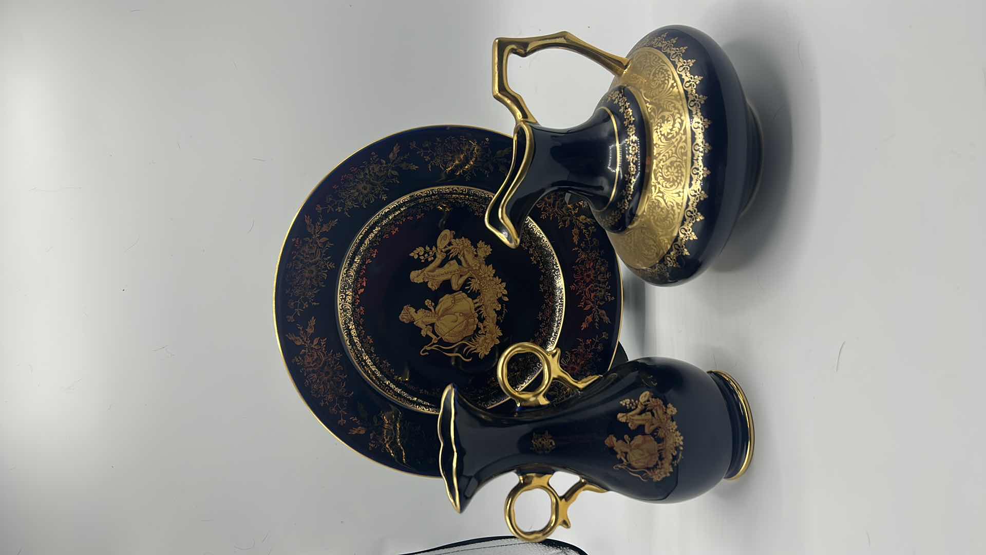 Photo 1 of 3 PIECE FINE PORCELAIN LIMOGES CASTEL FRANCE