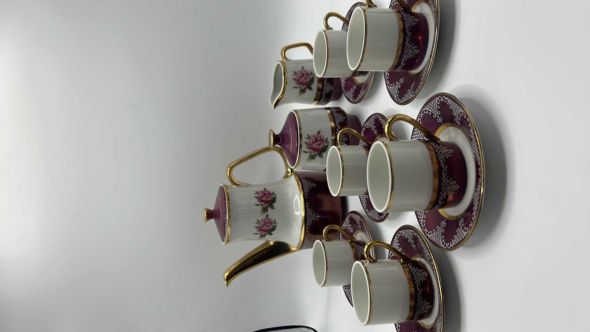 Photo 1 of PORCELAIN TEA SET