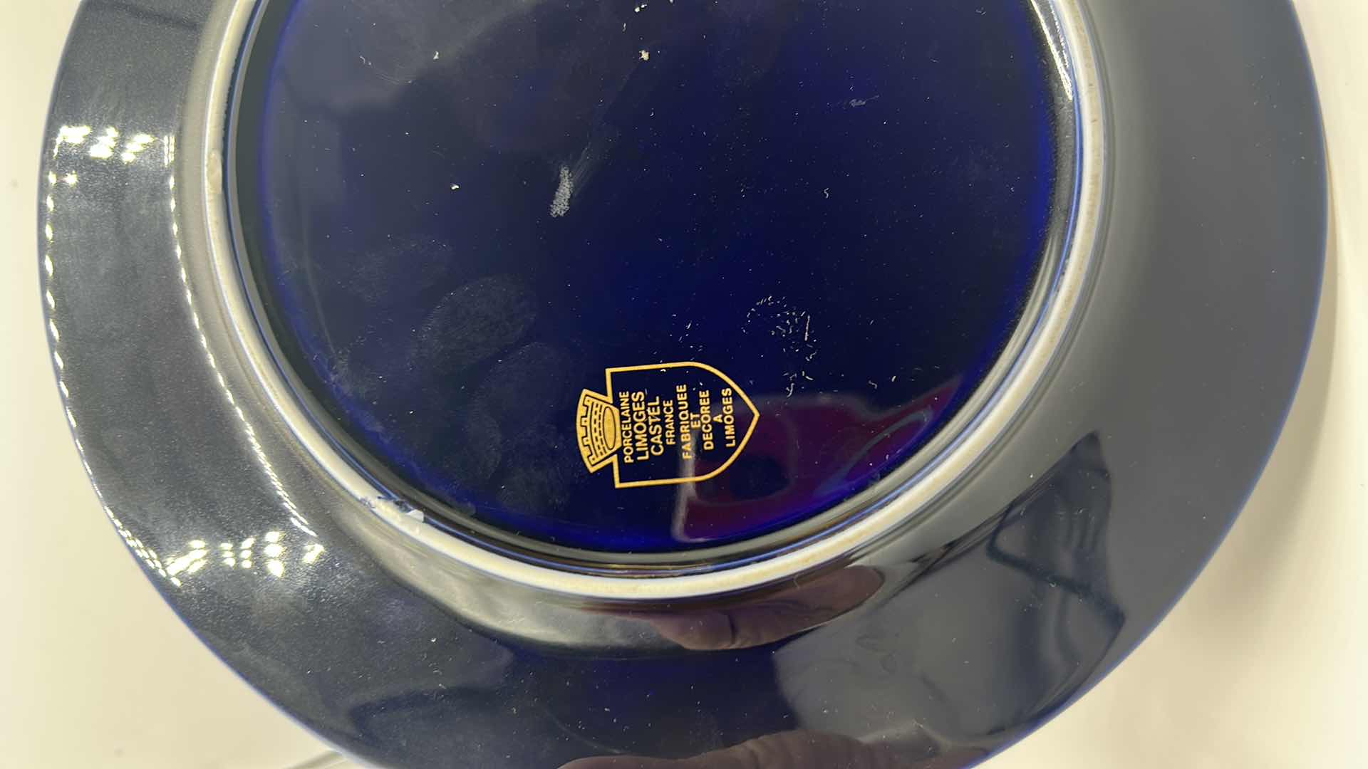 Photo 4 of 3 PIECE FINE PORCELAIN LIMOGES CASTEL FRANCE, CRYSTAL CLEAR EXCLUSIVITE