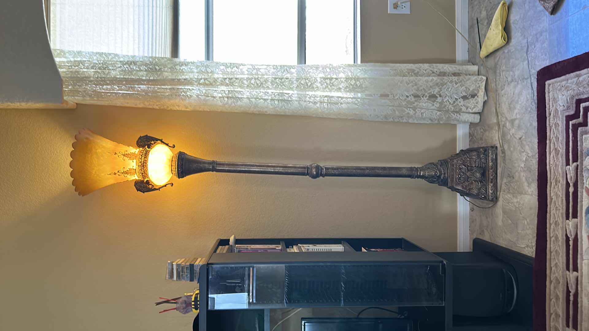 Photo 1 of MEDITERRANEAN STYLE TORCHIERE LAMP H71”