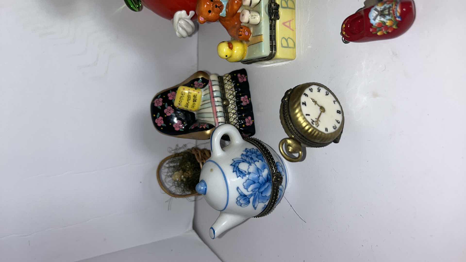 Photo 1 of COLLECTIBLE TRINKET BOXES, FLASS CLOWN AND MORE