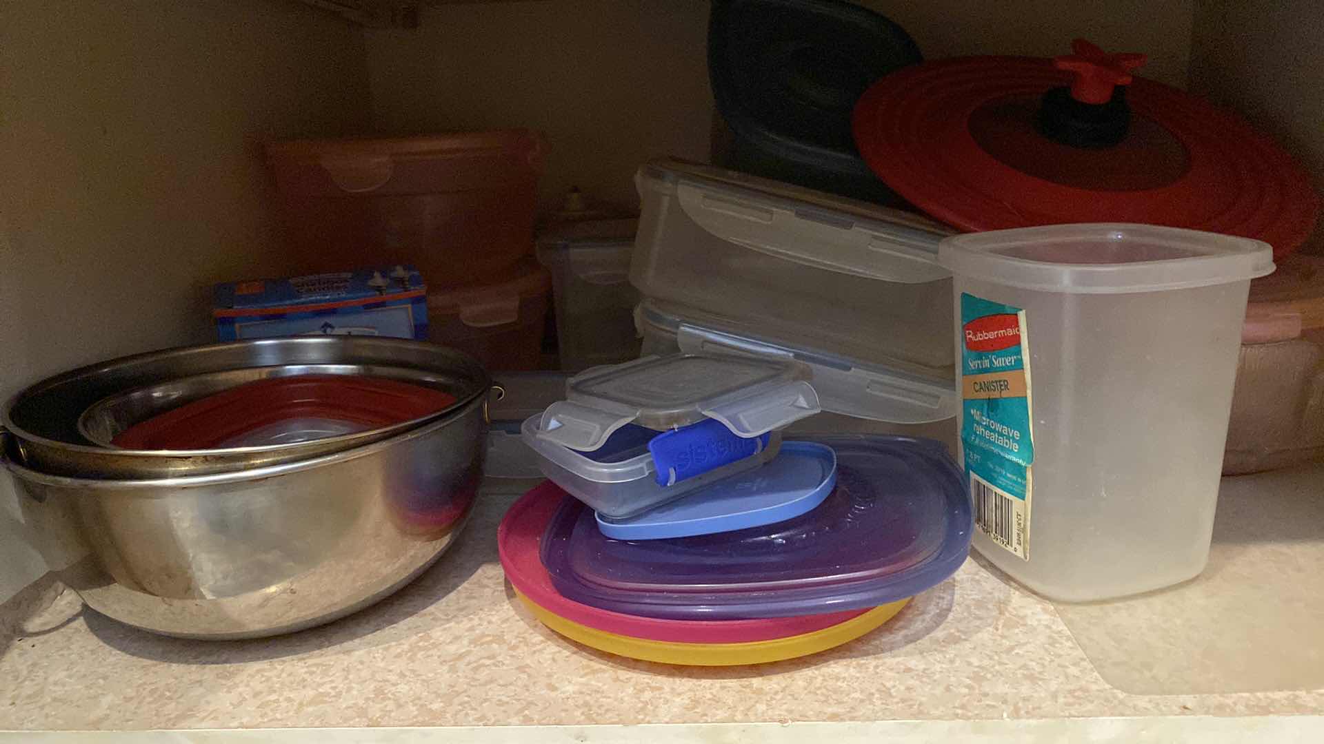 Photo 1 of CONTENTS OF KITCHEN CABINET STORAGE AND DO IT ALL KITCHEN WONDER