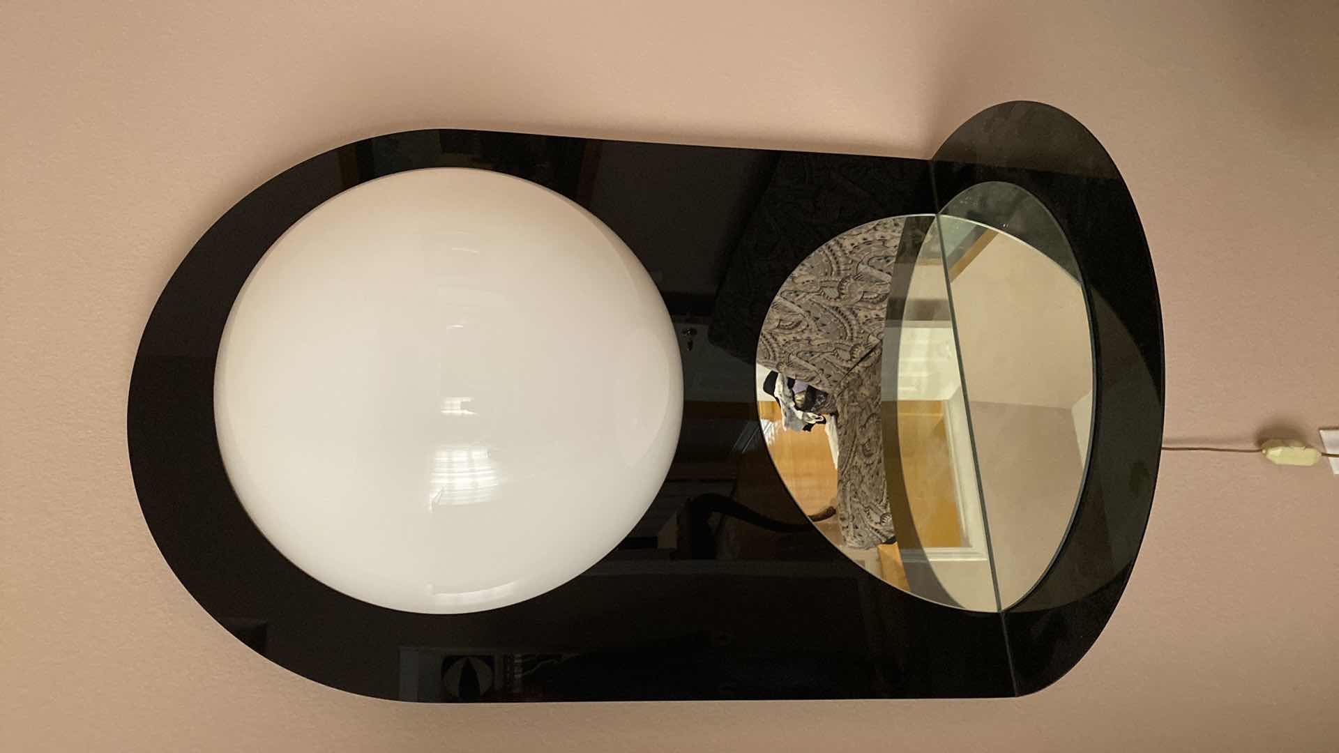 Photo 1 of MID CENTURY MODERN WALL ARC ADJUSTABLE LAMP WITH MIRROR SHELF 32” X 19” H43”