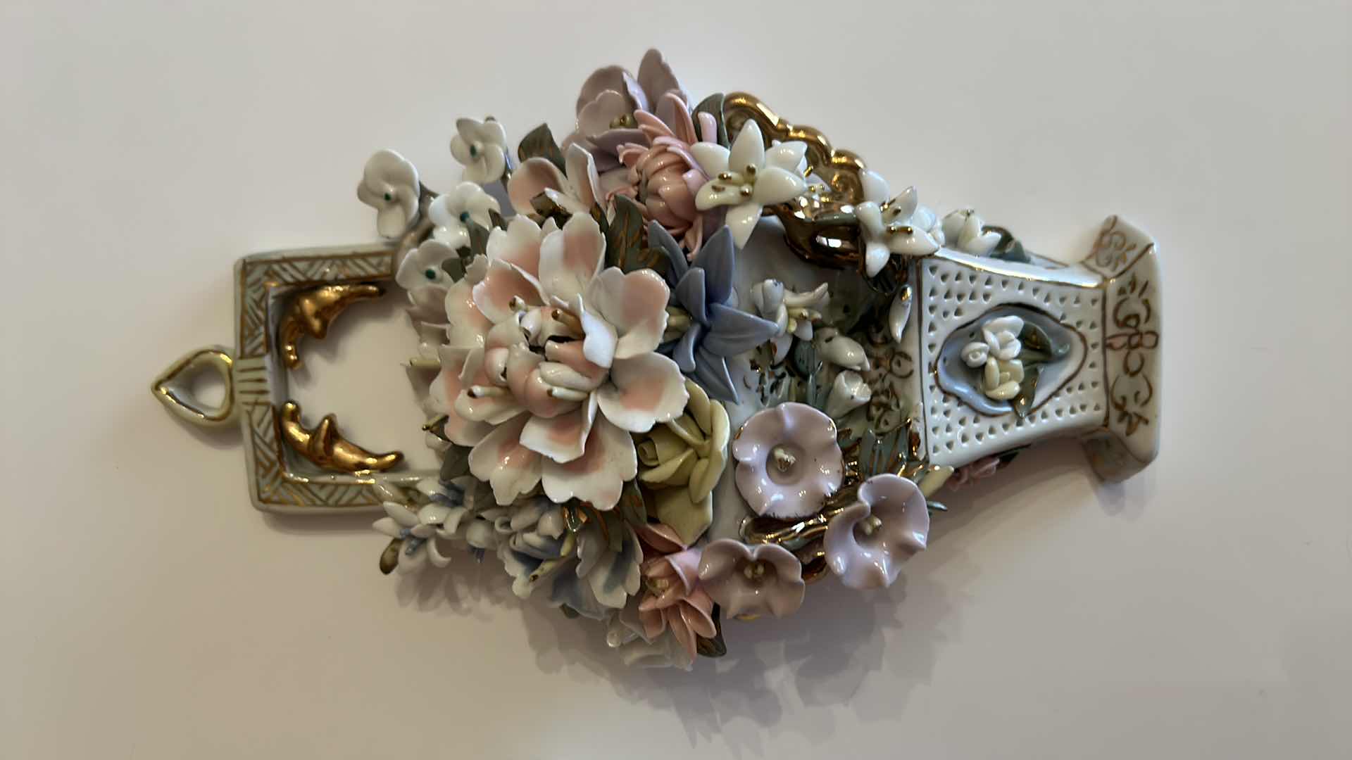 Photo 1 of VINTAGE PORCELAIN DECOR TALLEST H13”