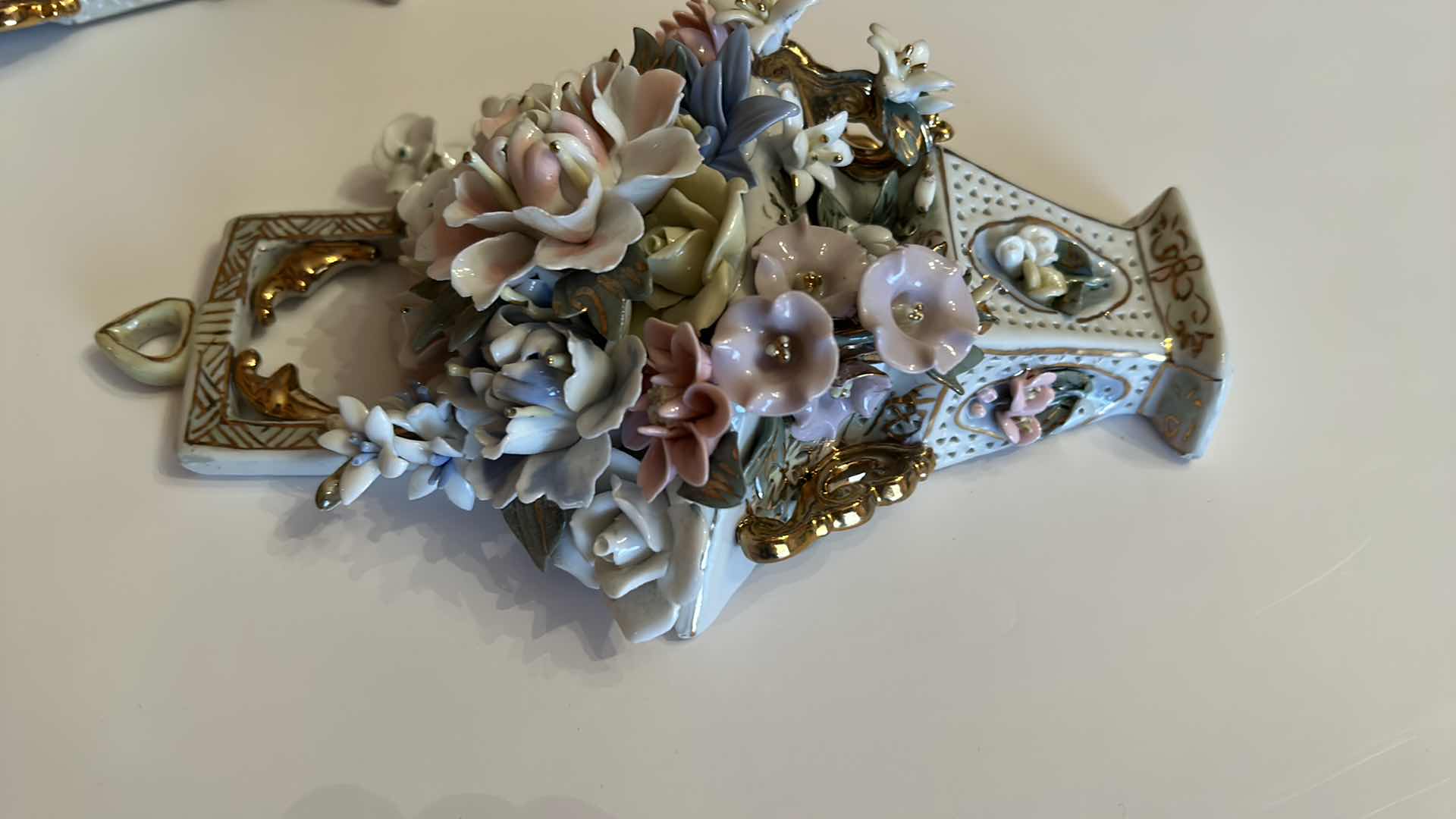 Photo 1 of VINTAGE PORCELAIN DECOR TALLEST H13”