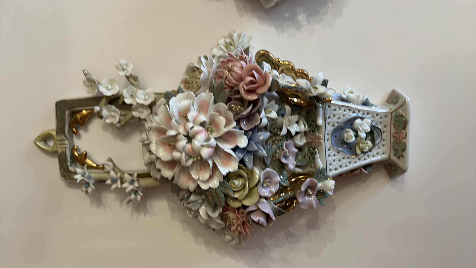 Photo 1 of VINTAGE PORCELAIN DECOR TALLEST H13”