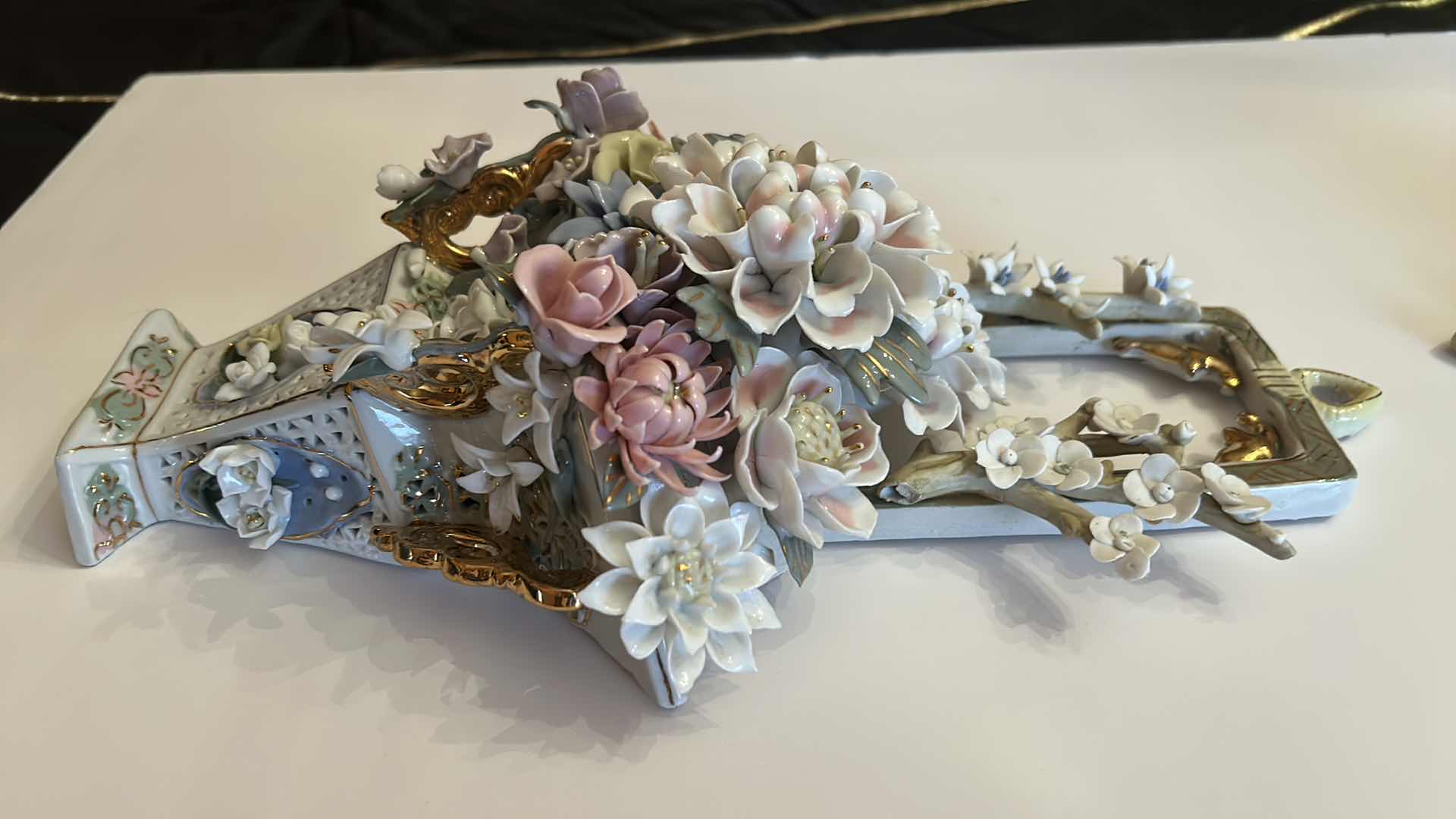 Photo 1 of VINTAGE PORCELAIN DECOR TALLEST H13”