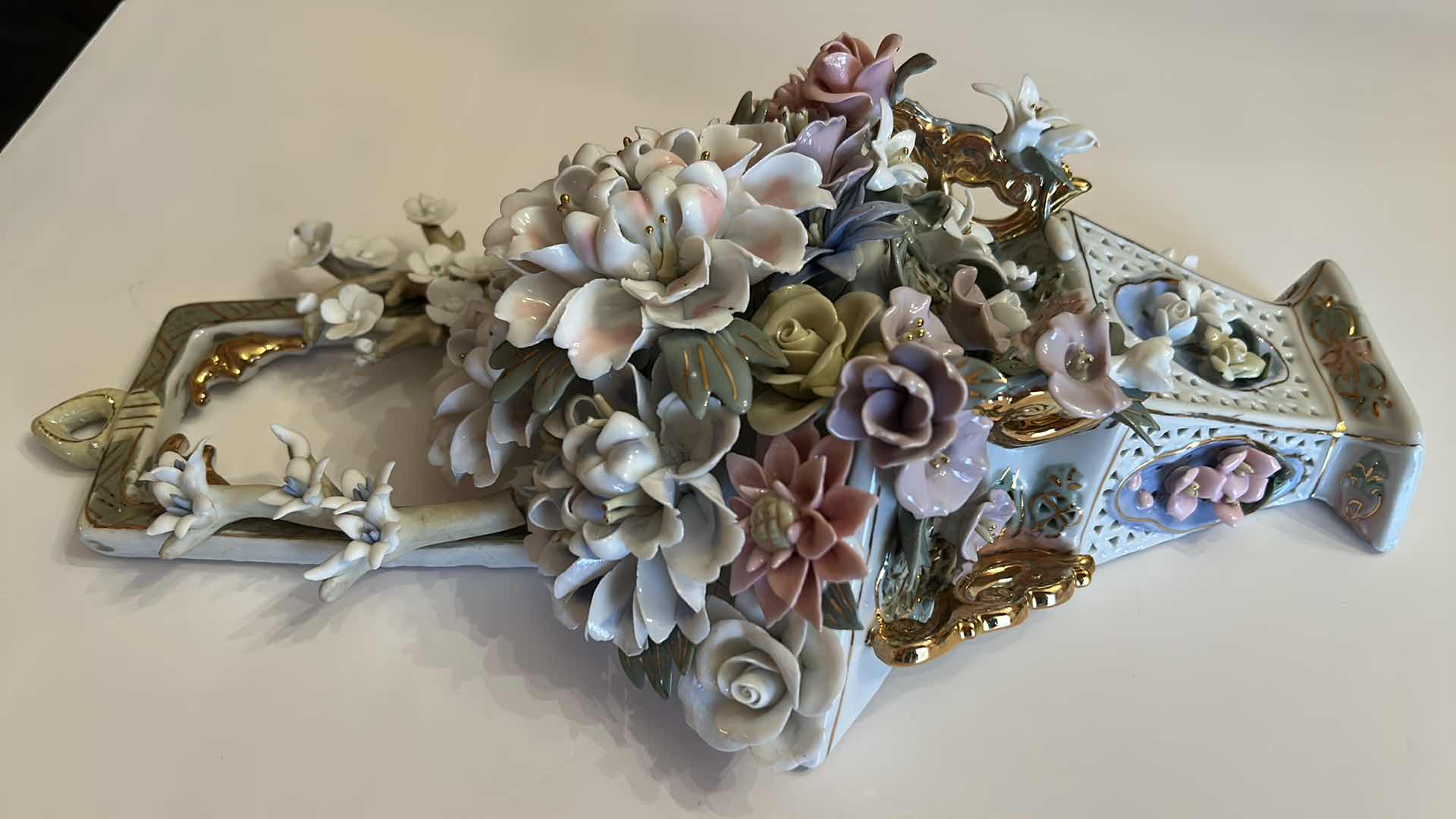 Photo 1 of VINTAGE PORCELAIN DECOR TALLEST H13”