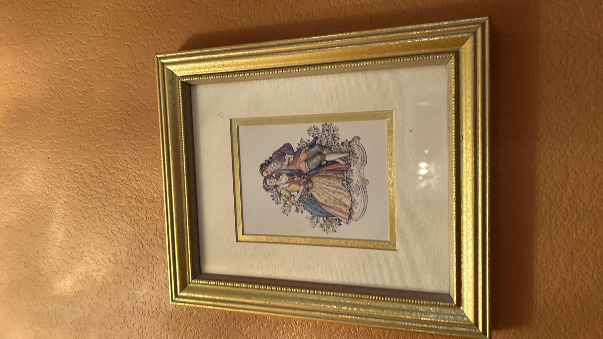 Photo 1 of ARTWORK, 3 GOLD FRAMED VICTORIAN PRINTS, LARGEST 10’ x 12”