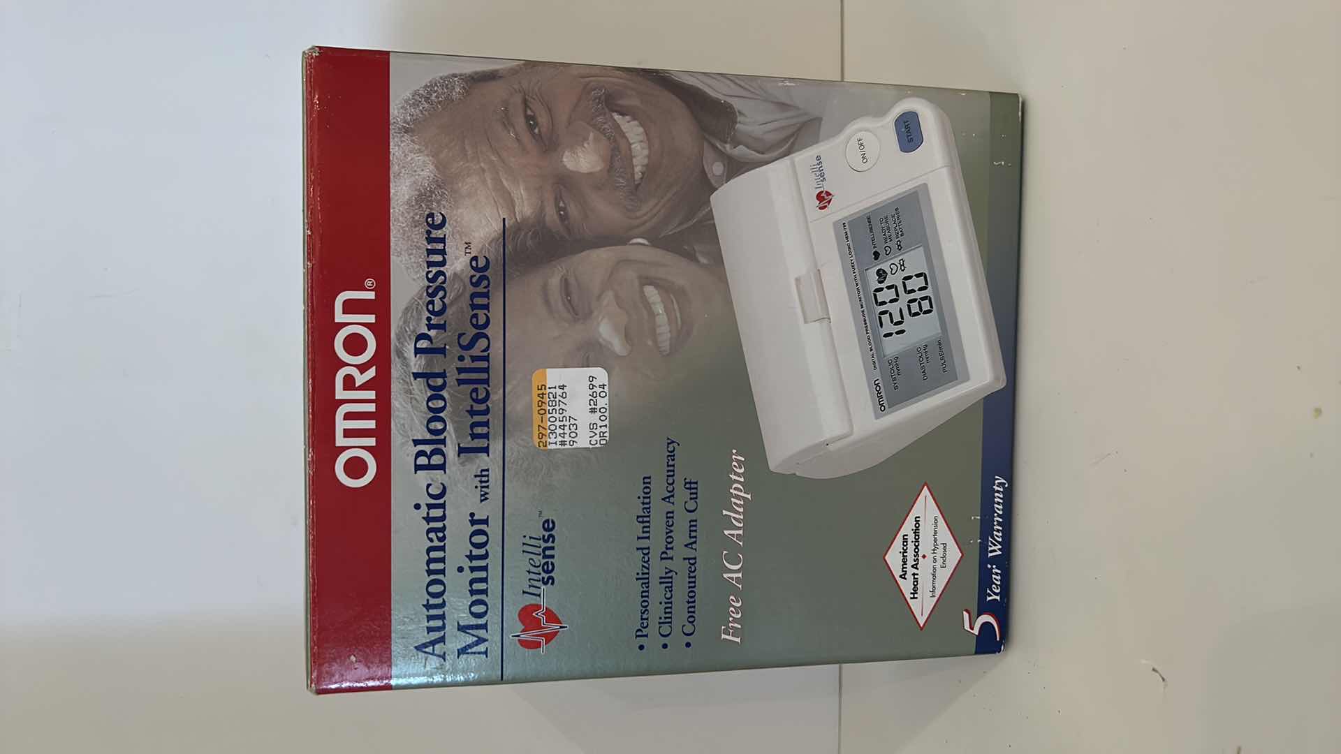 Photo 1 of OMRON AUTOMATIC BLOOD PRESSURE MONITOR