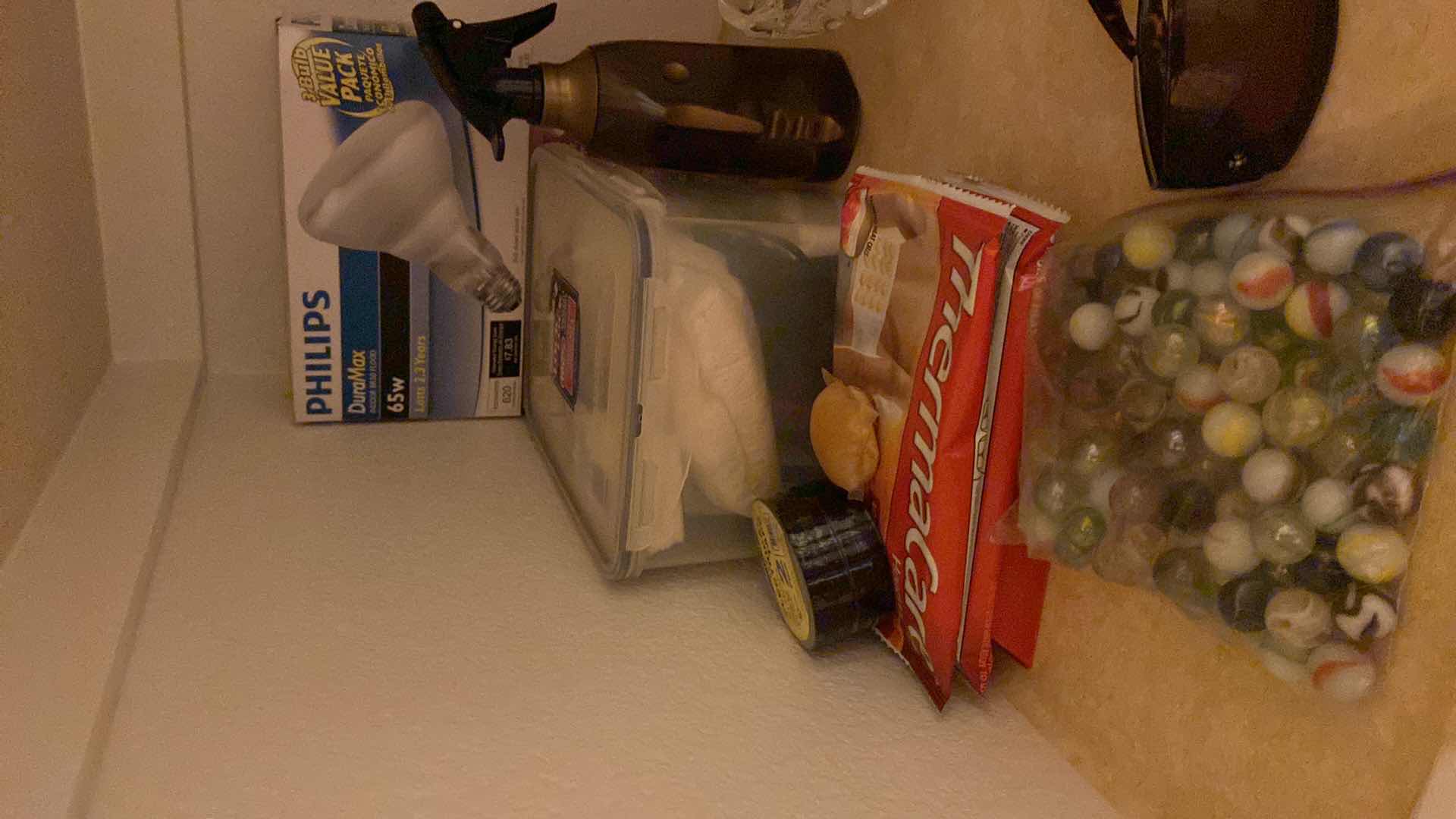 Photo 1 of CONTENTS OF SHELF LAUNDRY CLOSET VASE BOWL MINI STEAMER AND MORE