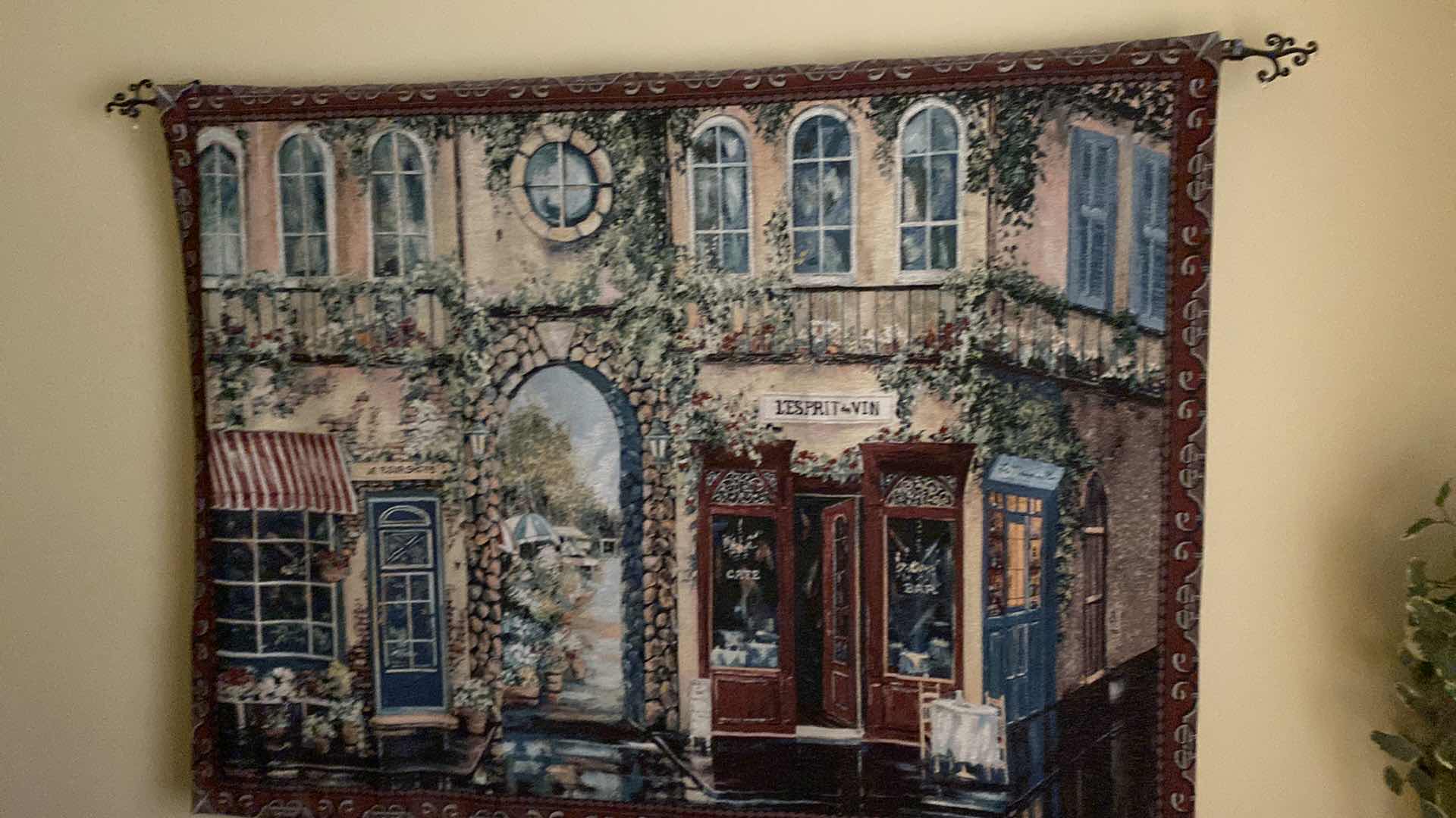 Photo 1 of WALL TAPESTRY ON HANGER 77” X 58”