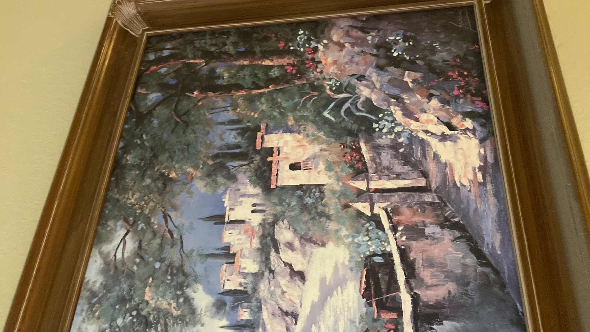 Photo 1 of WOOD FRAMED ARTWORK, SEASCAPE SIGNED 39” X 32”