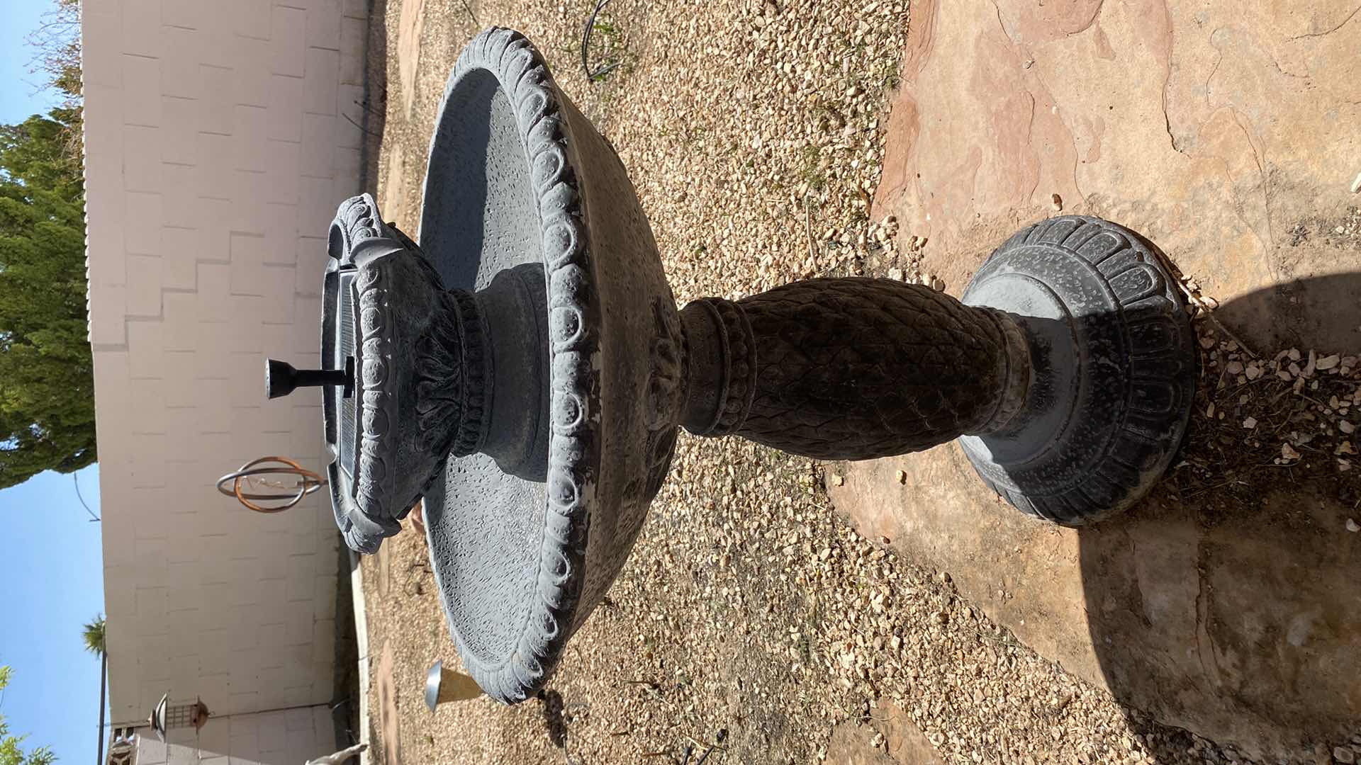 Photo 1 of SOLAR BIRD BATH FOUNTAIN H32”
