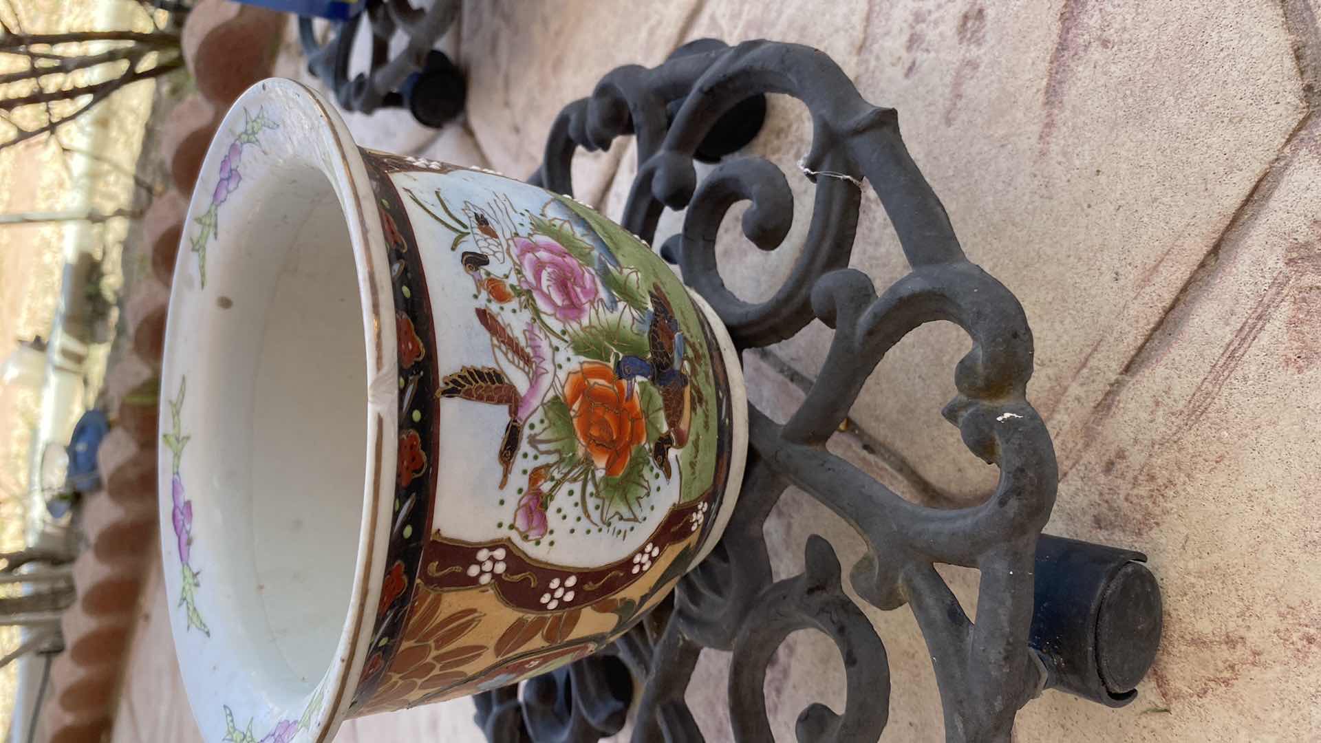 Photo 1 of 3 ROLLING PLANT HOLDERS POTS AND AQUA GLOBES