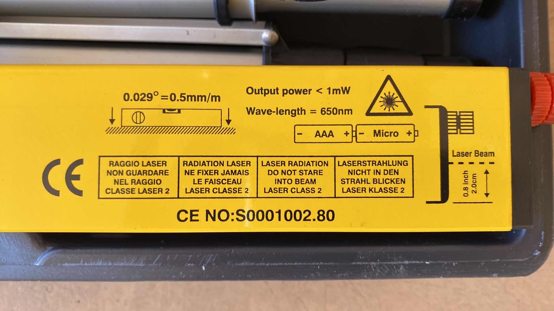 Photo 1 of LASER LEVEL KIT IN BOX