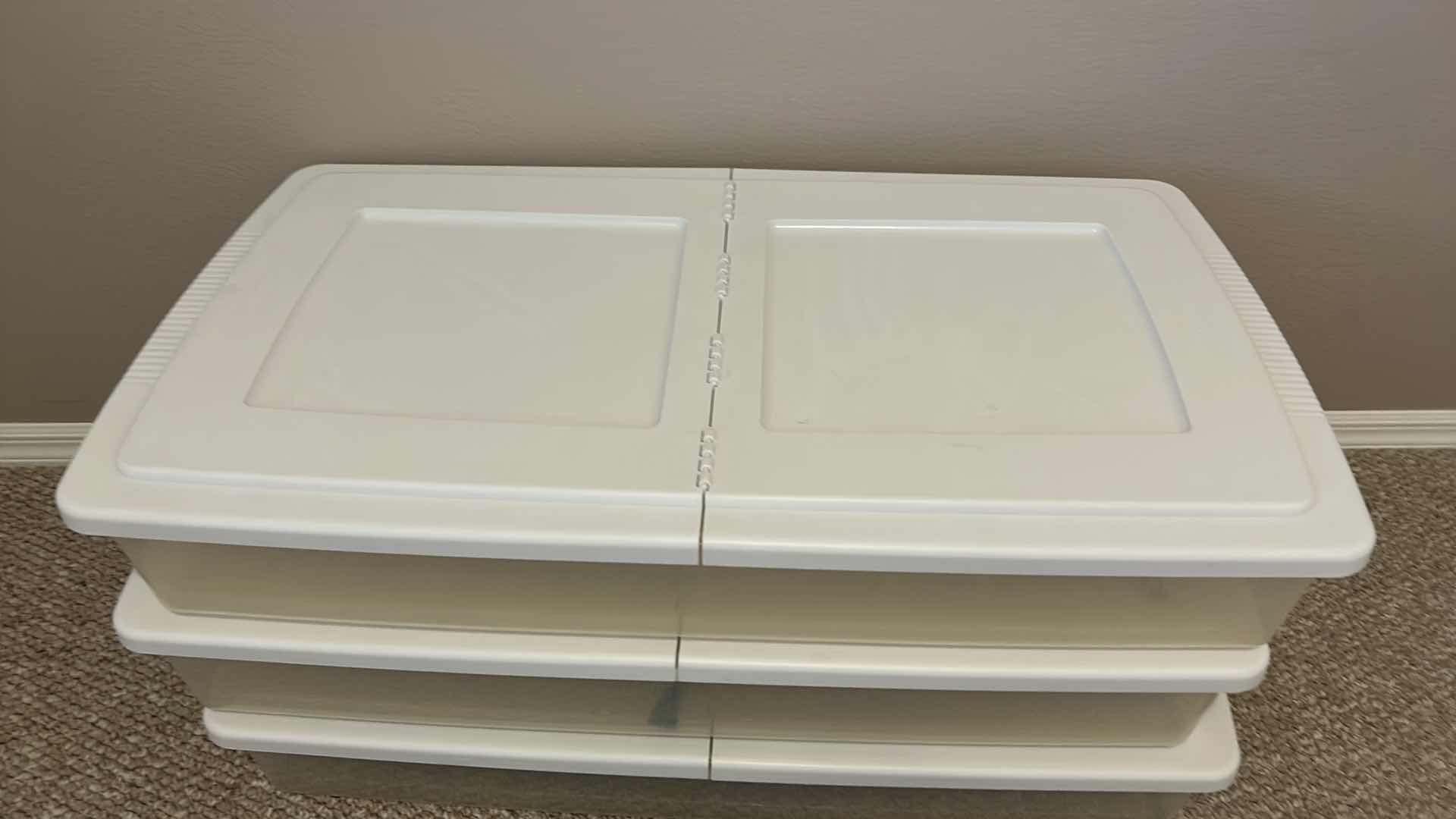 Photo 1 of 3 STORAGE CONTAINERS 49” x 22” x 6”