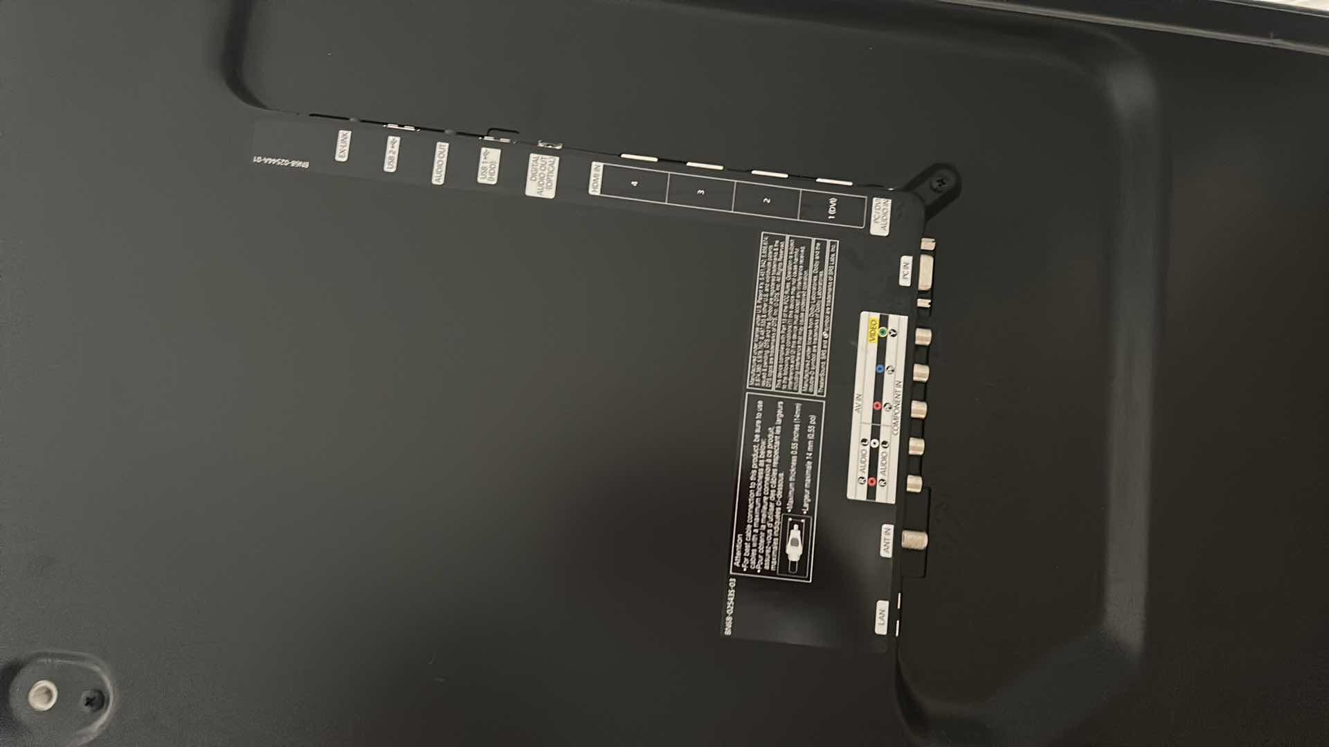 Photo 1 of 46” SAMSUNG FLATSCREEN TV WITH REMOTE